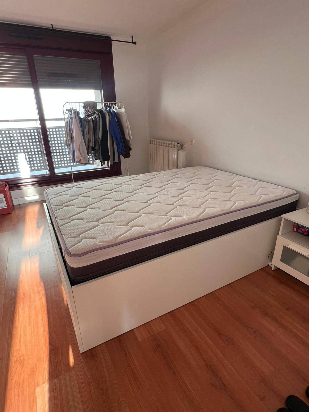 BRIMNES canapè abatible, blanc, 140x200 cm