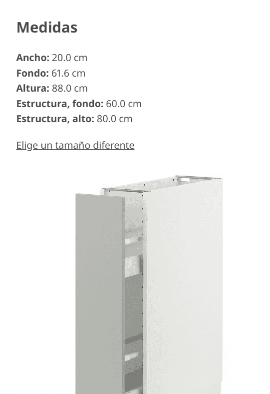 METOD / MAXIMERA abj+ accxtríbl, branco/Havstorp beixe, 20x60 cm