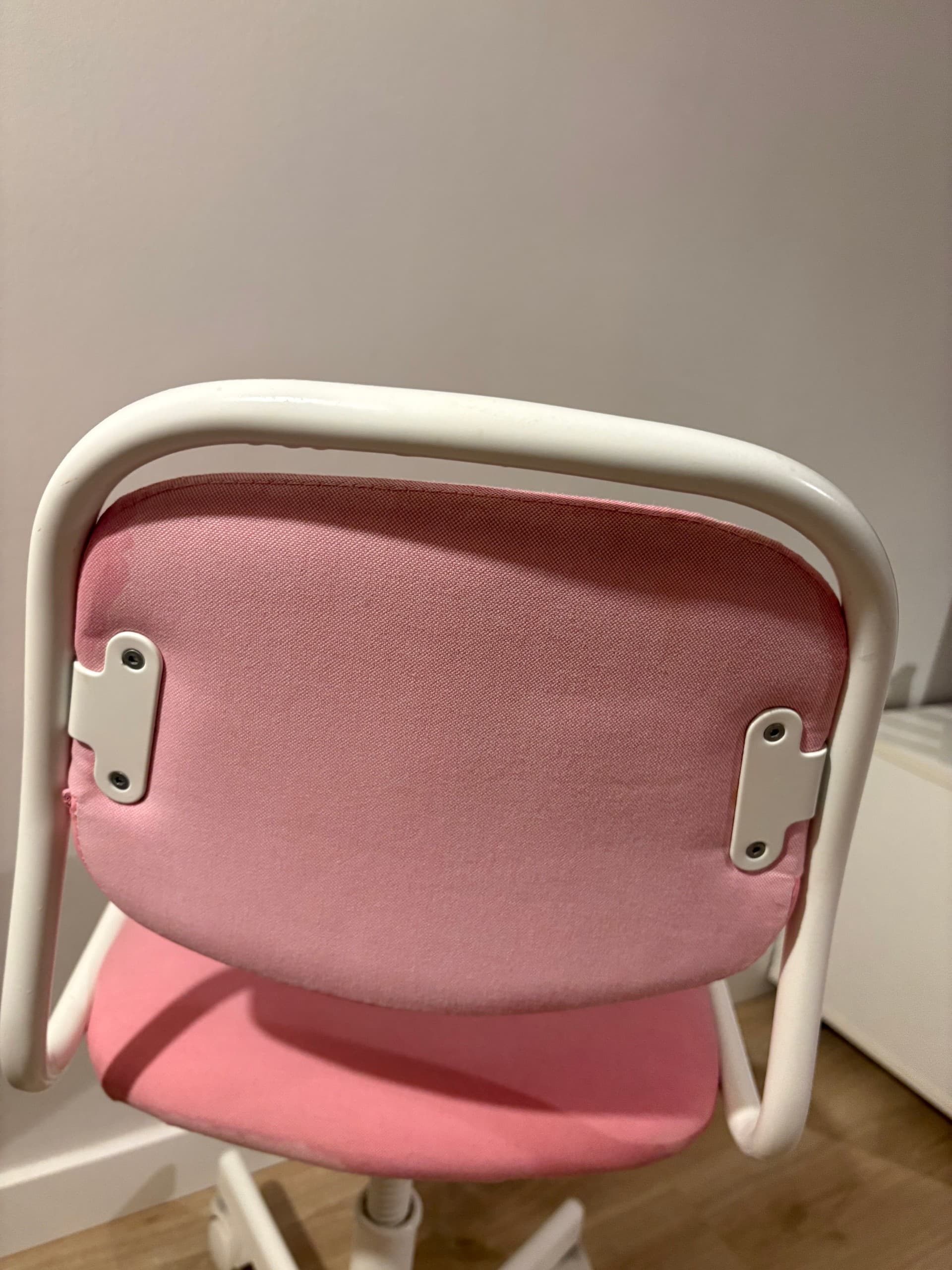 ÖRFJÄLL cadeira escritorio neno, branco/Vissle rosa