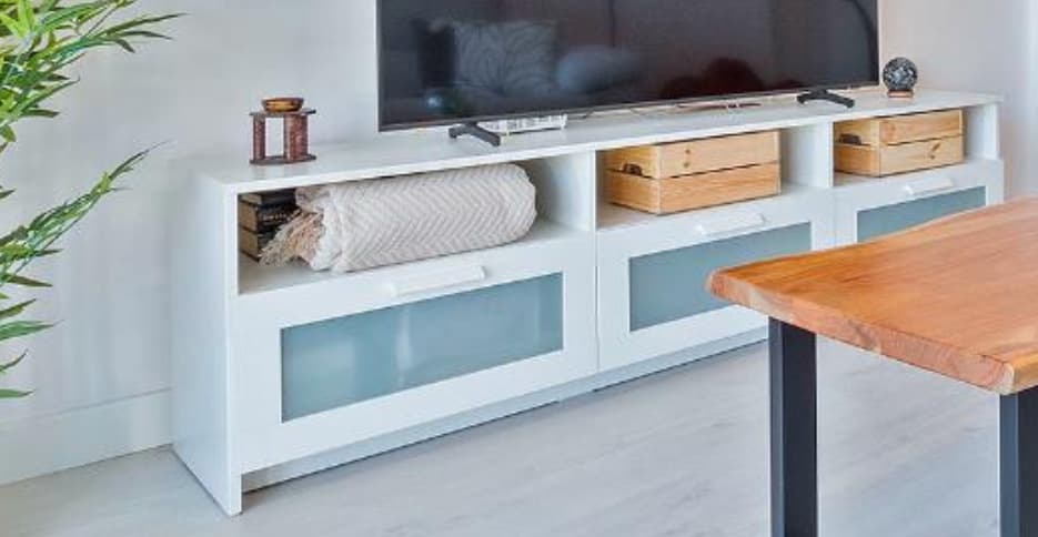 BRIMNES moble TV, branco, 180x41x53 cm