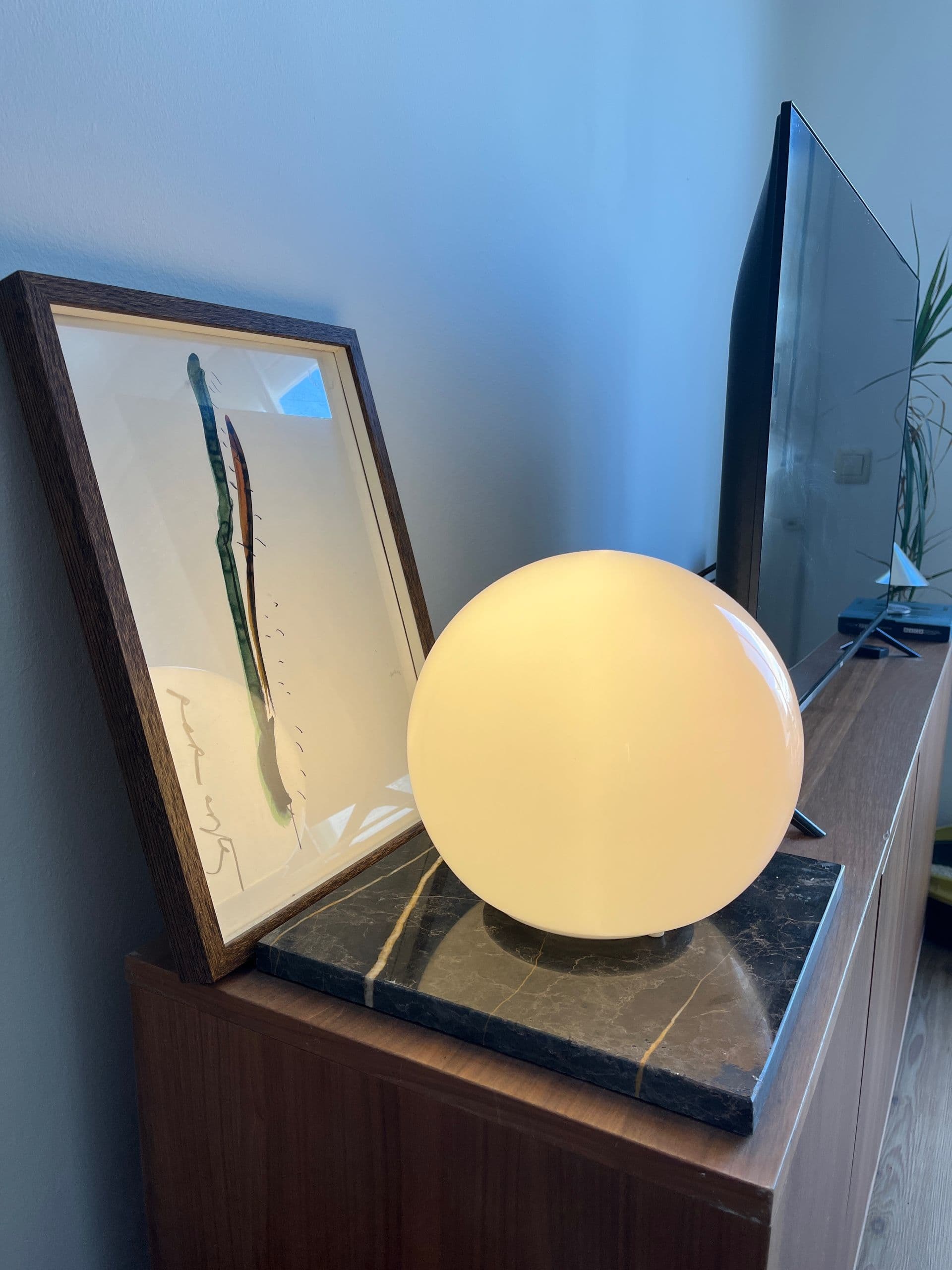 FADO llum de taula, blanc, 25 cm