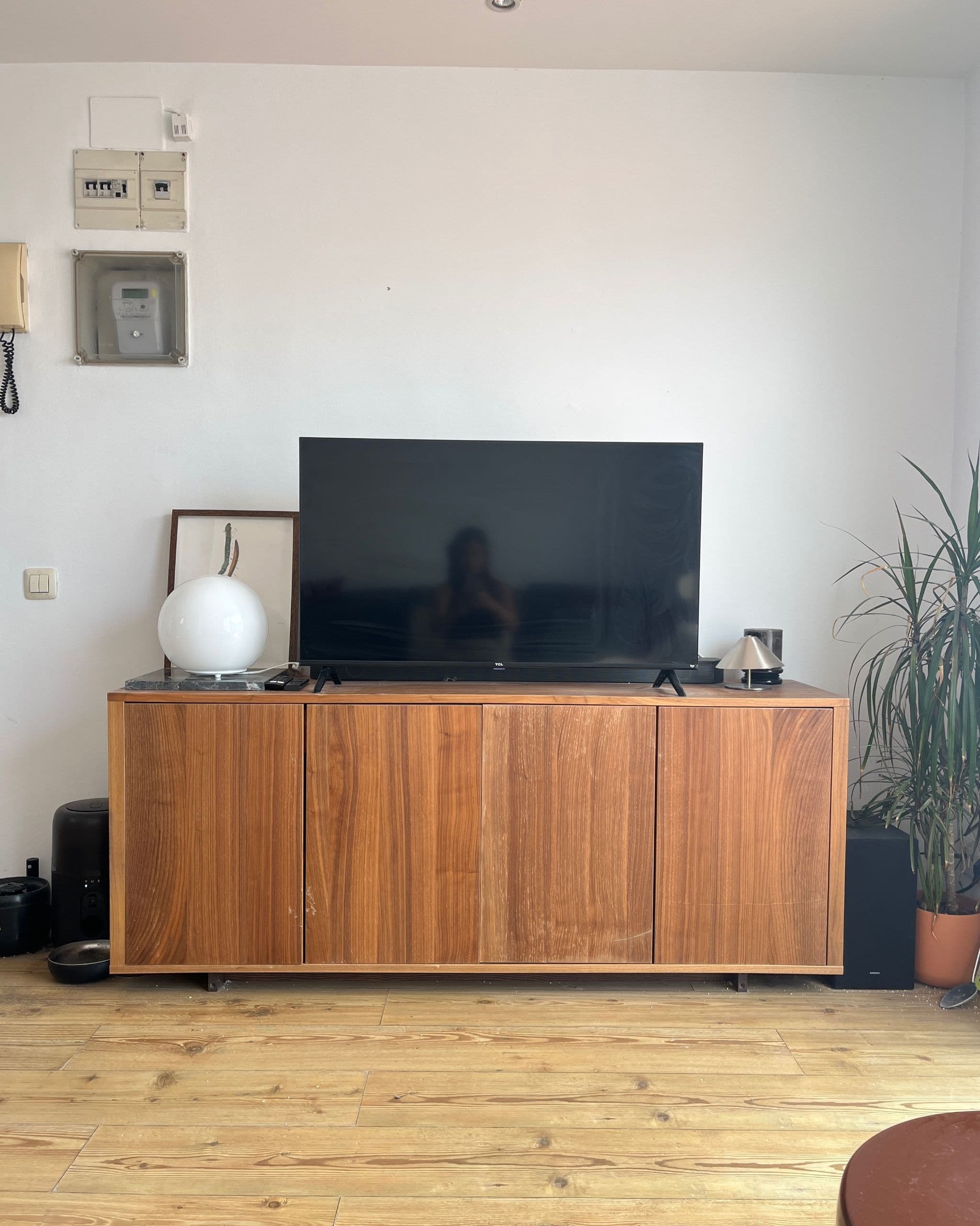 STOCKHOLM 2025 bufet, fullola de roure, 161x42x83 cm