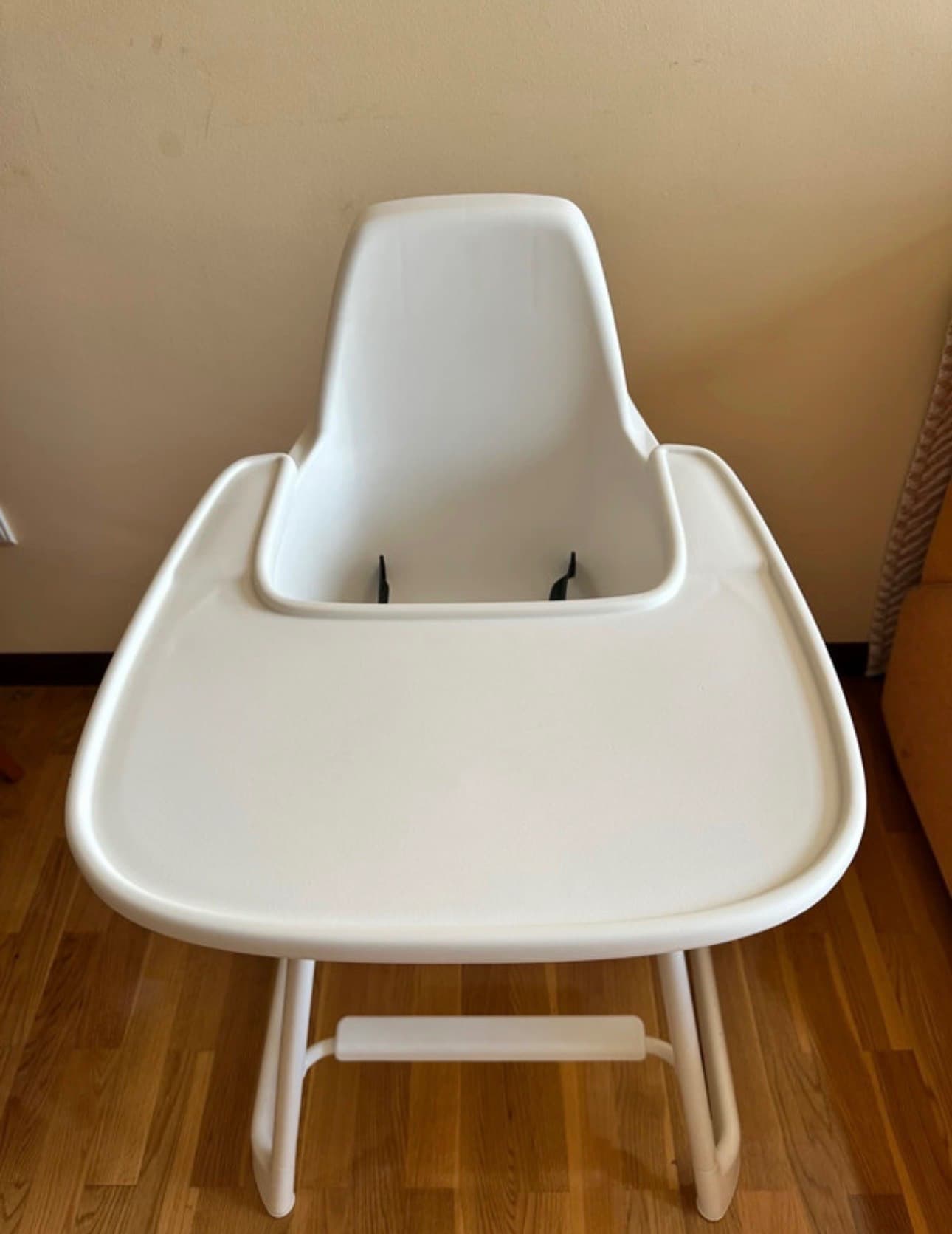LANGUR trona convertible con bandeja, blanco