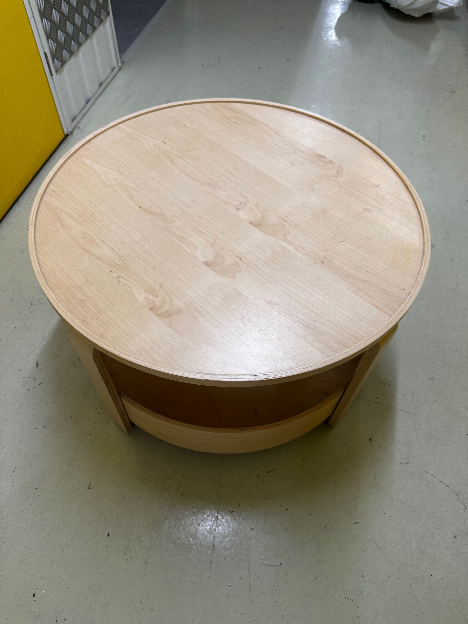 BORGEBY mesa de centro, chapa abedul, 70 cm