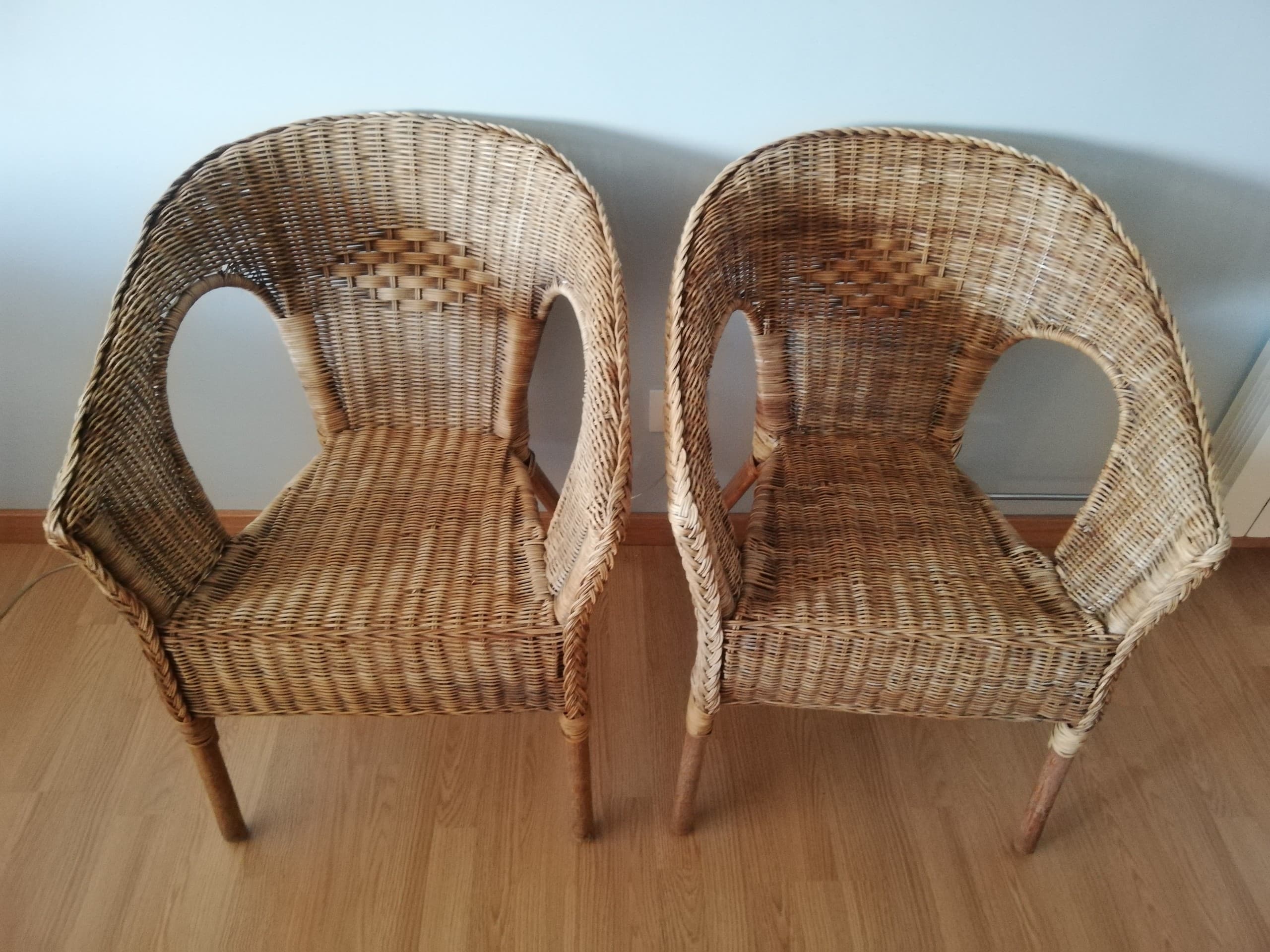 AGEN silla, ratán/bambú