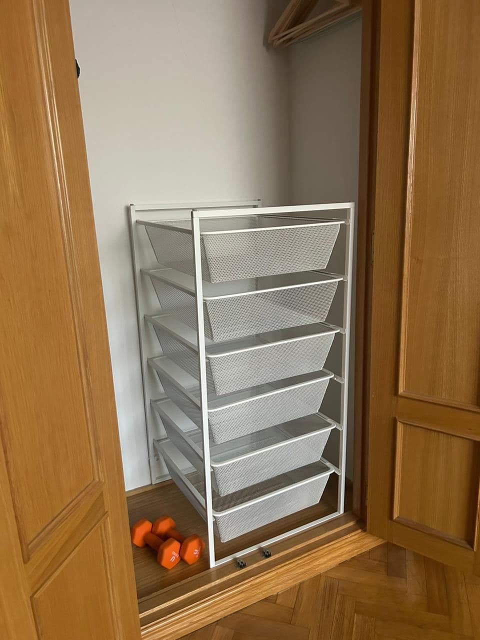 JONAXEL storage combination, white, 50x51x104 cm