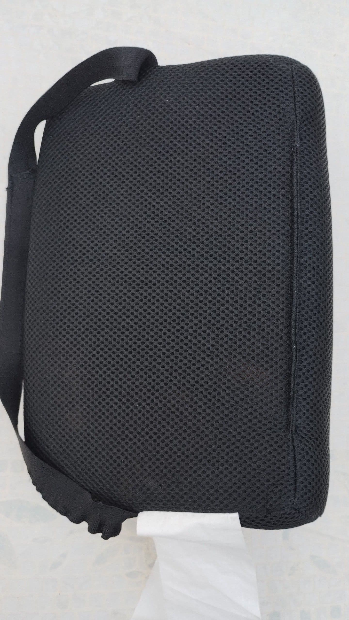 BORTBERG coixí lumbar, negre, 31x23 cm
