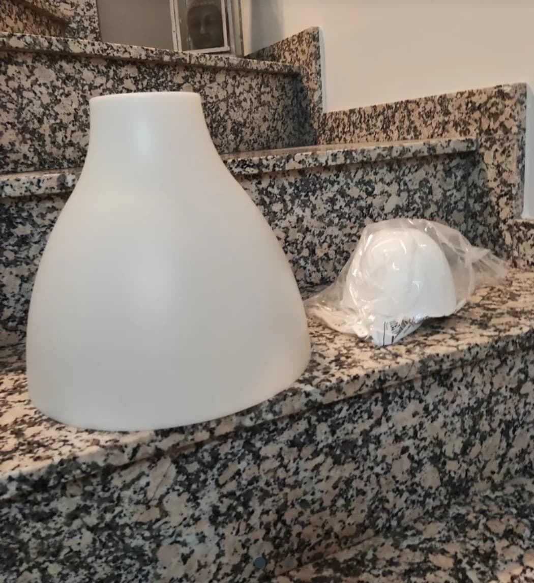 MELODI lámpada de teito, branco, 28 cm