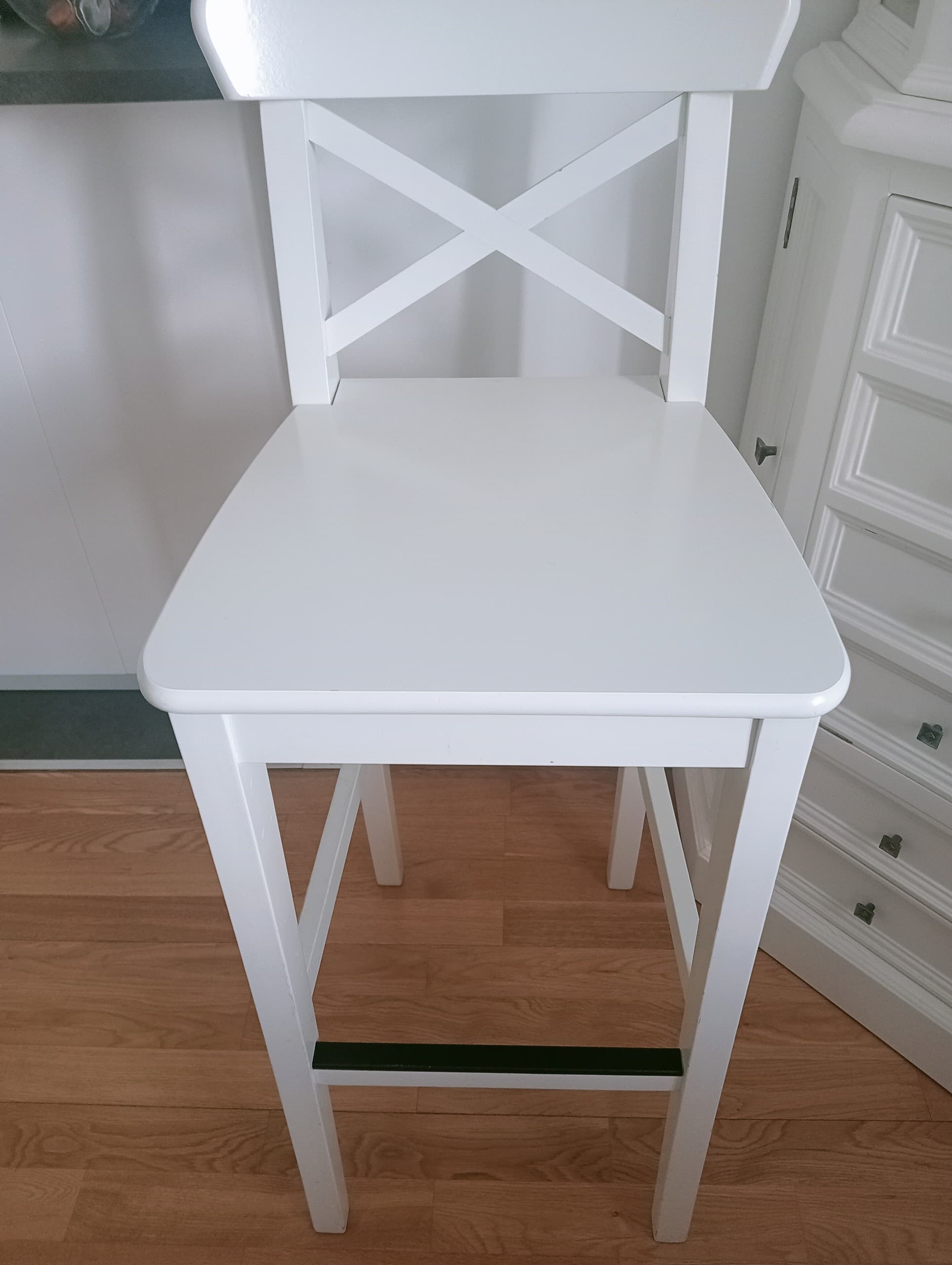 ROSENTORP tallo alto, altura de mesado/branco, 63 cm