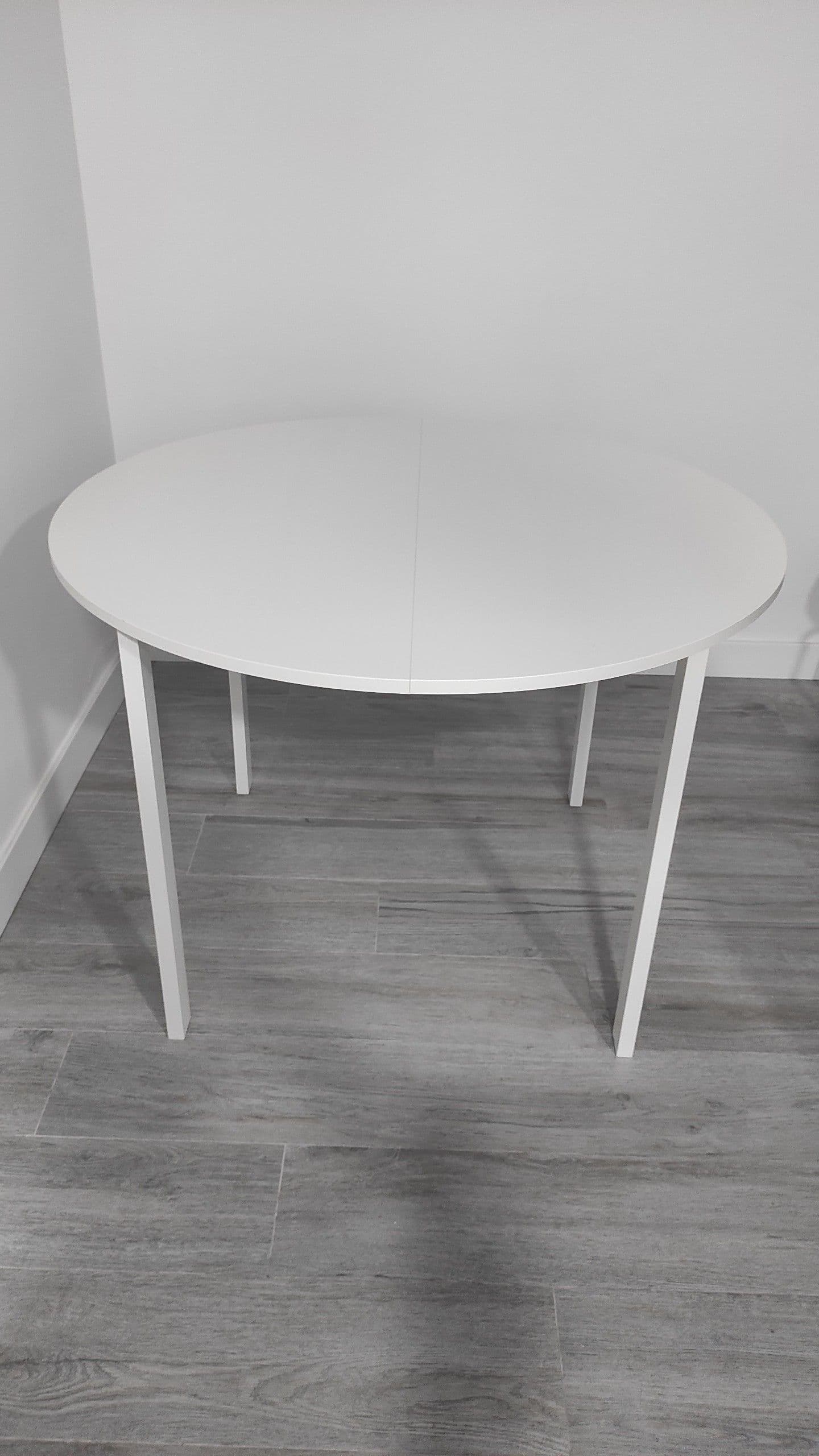 VIHALS taula, blanc/blanc, 107 cm