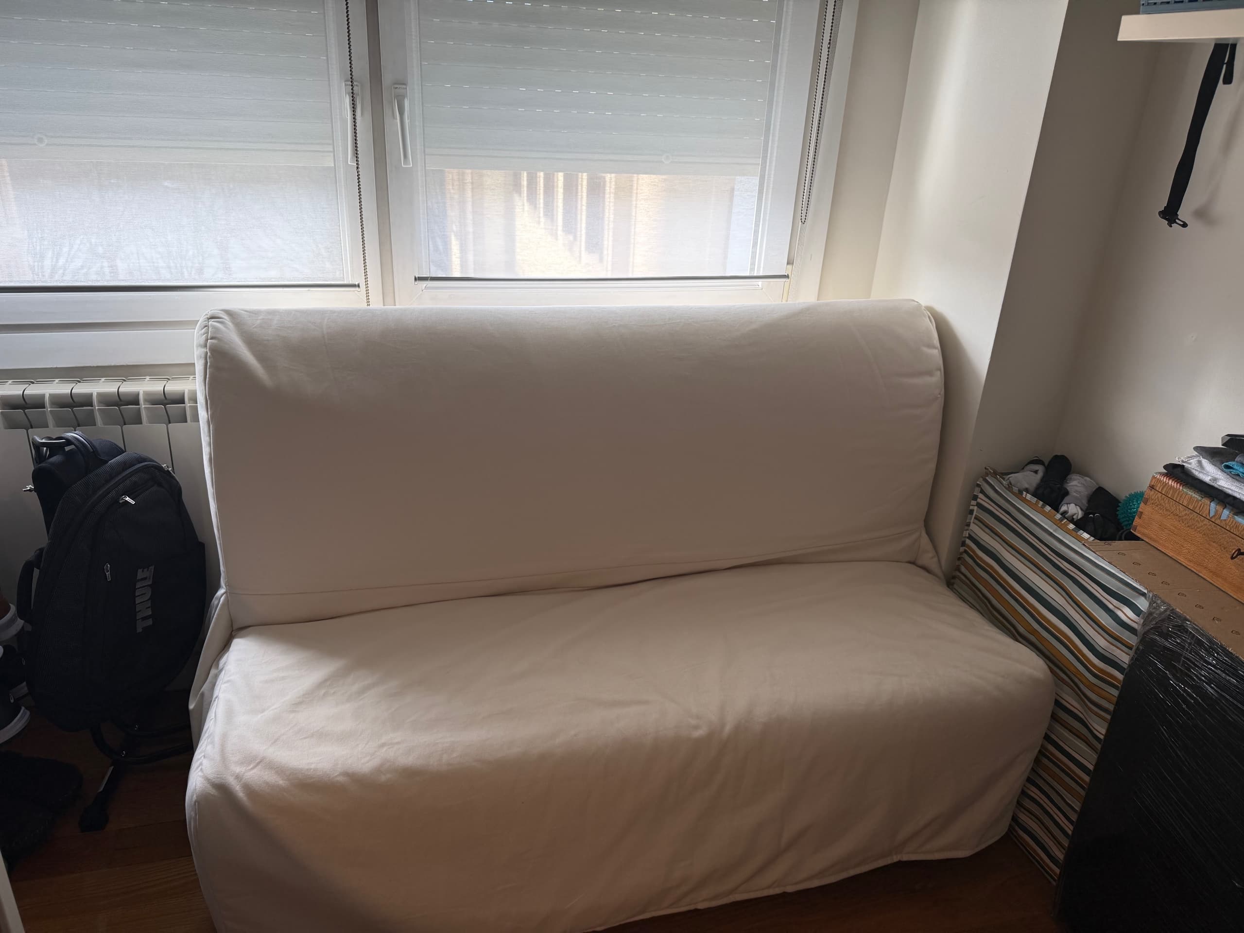 LYCKSELE LÖVÅS sofá cama de 2 plazas, Ransta natural