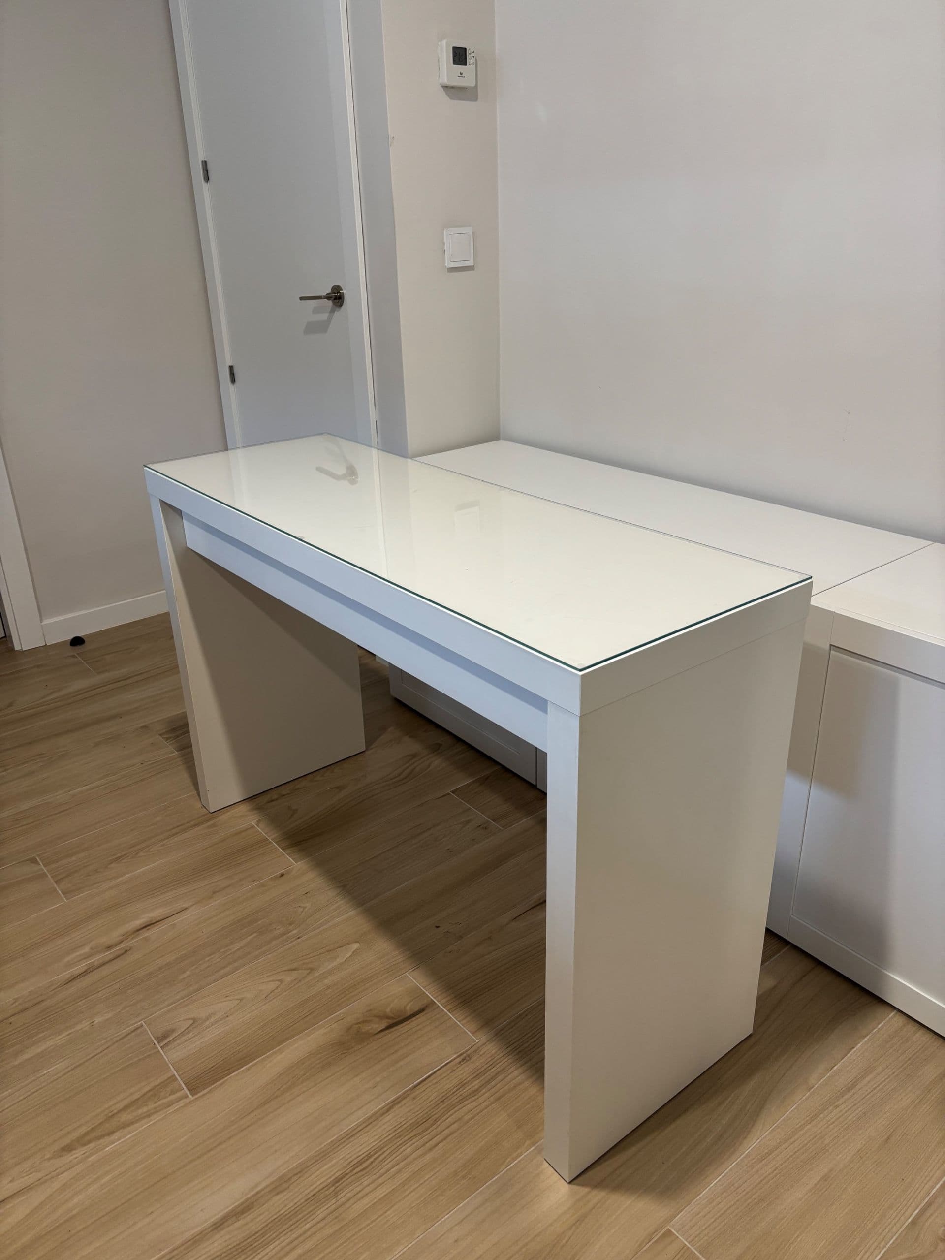 MALM tocador, blanc, 120x41 cm