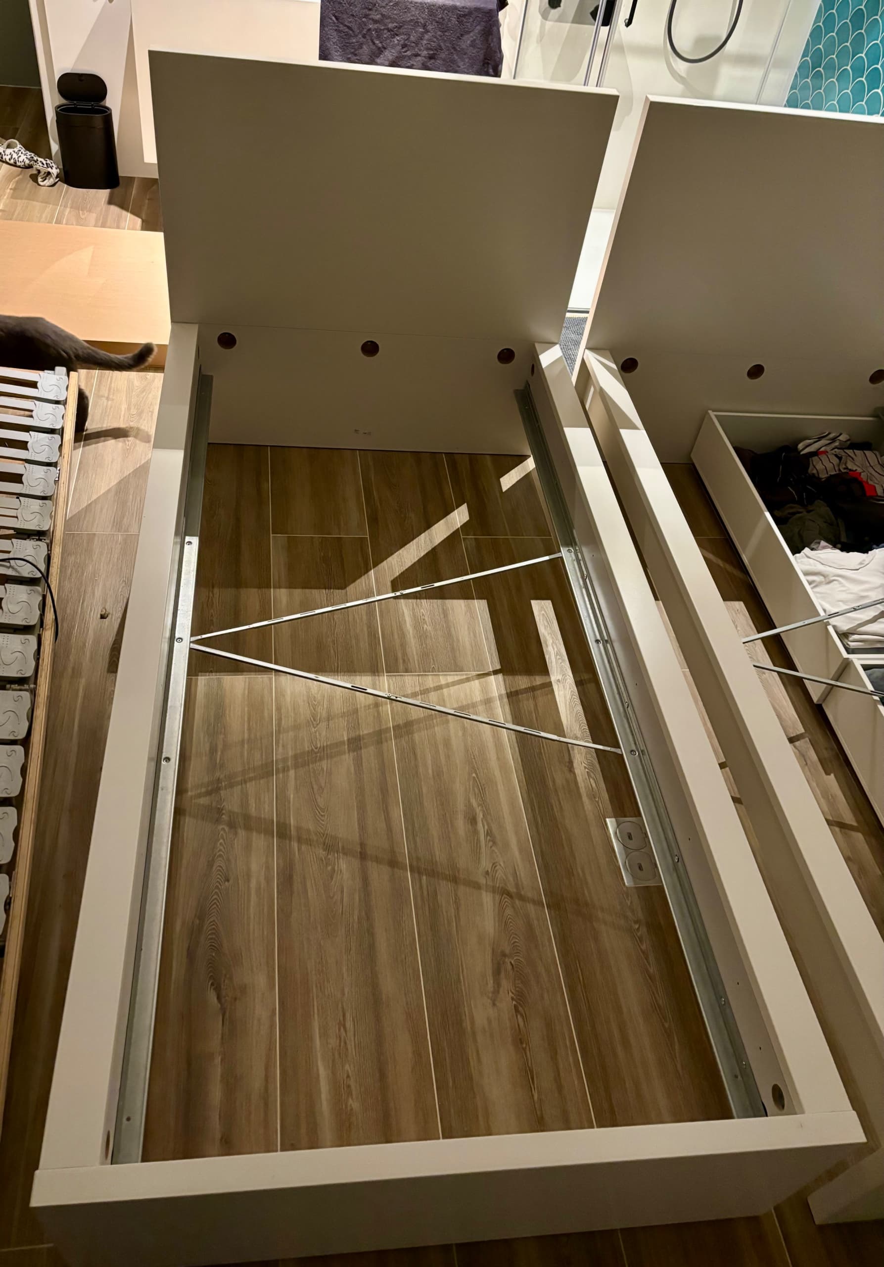 MALM estrutura de cama, branco, 90x200 cm