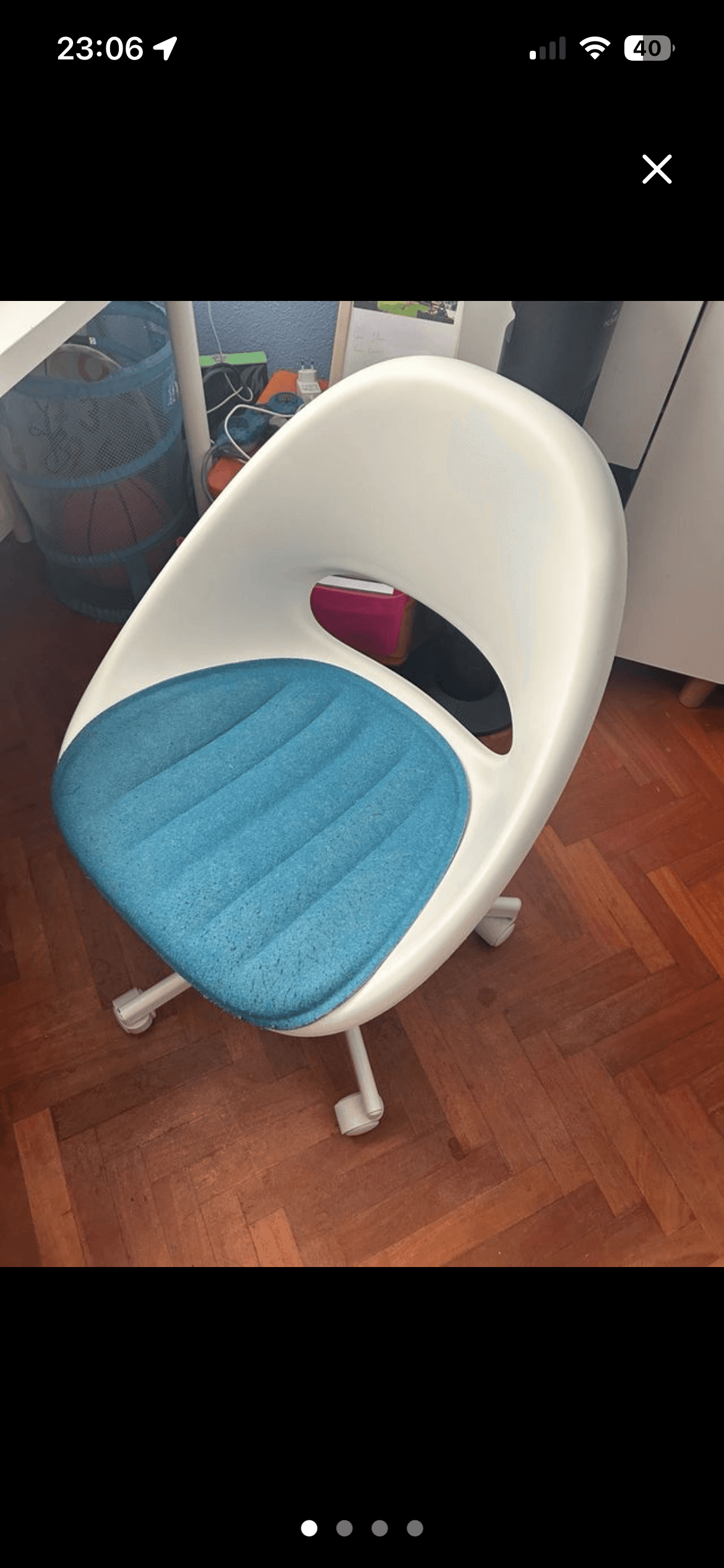 LOBERGET / SIBBEN cadeira escritorio neno, branco