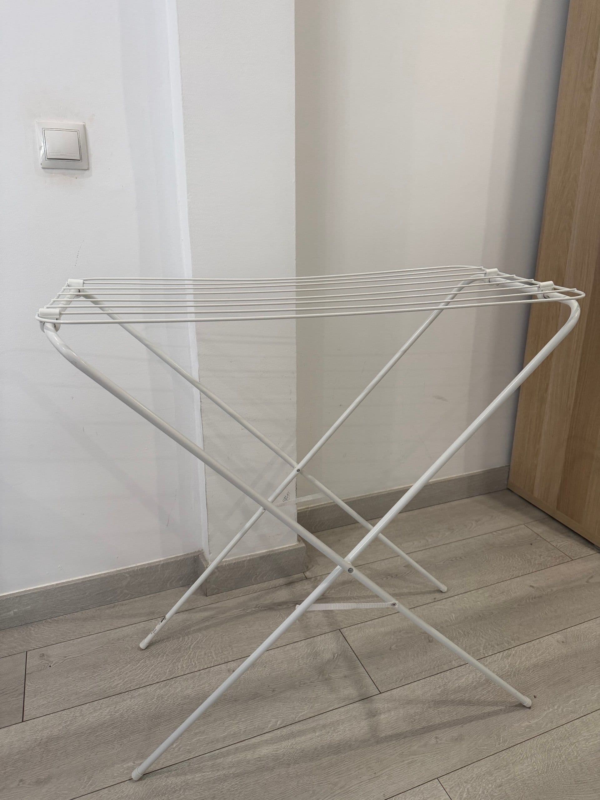 JÄLL drying rack, in/outdoor, white