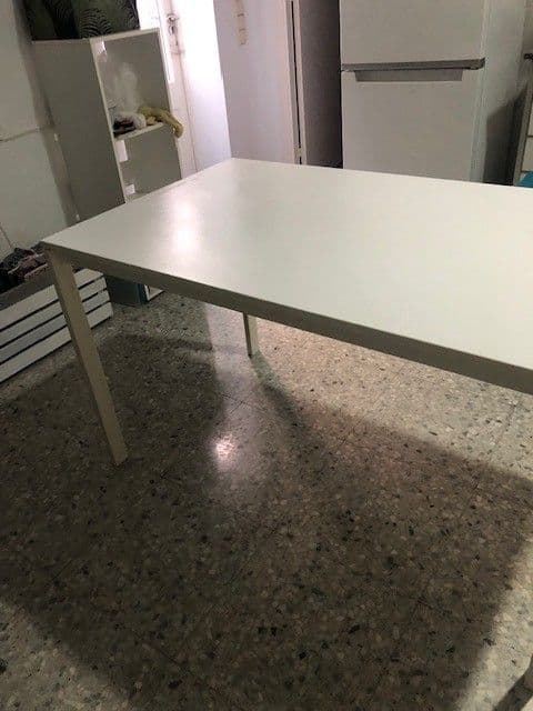 NÄSINGE taula, blanc, 130x80 cm