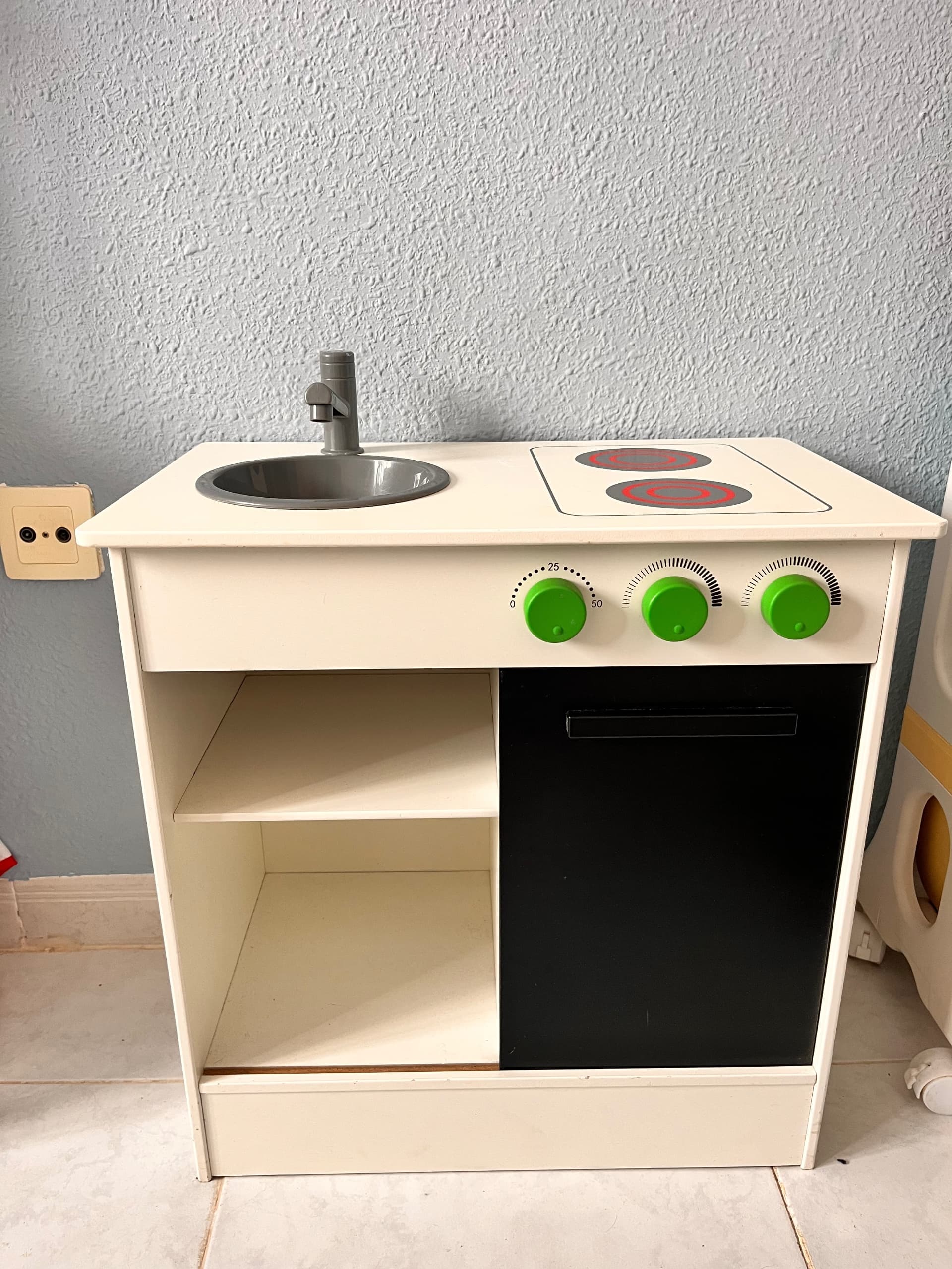 DUKTIG minicuina, bedoll, 72x40x109 cm