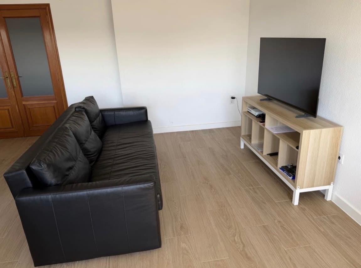 FRIHETEN sofà llit de 3 places, Skiftebo gris fosc
