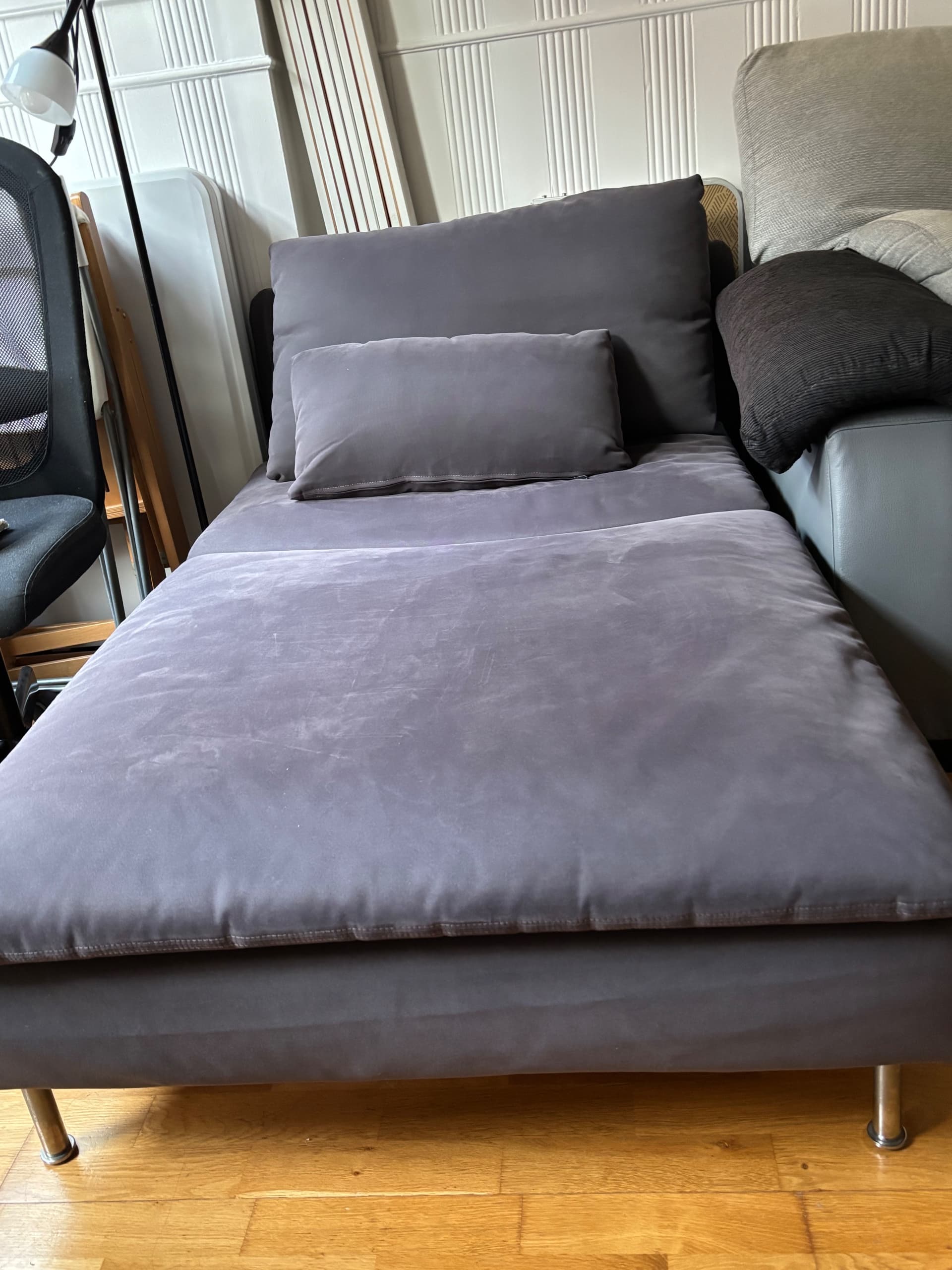 SÖDERHAMN chaiselongue, Tallmyra gris