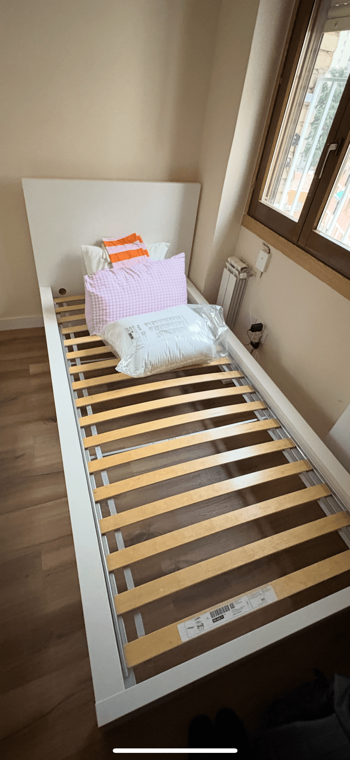 MALM estrutura de cama, branco, 90x200 cm