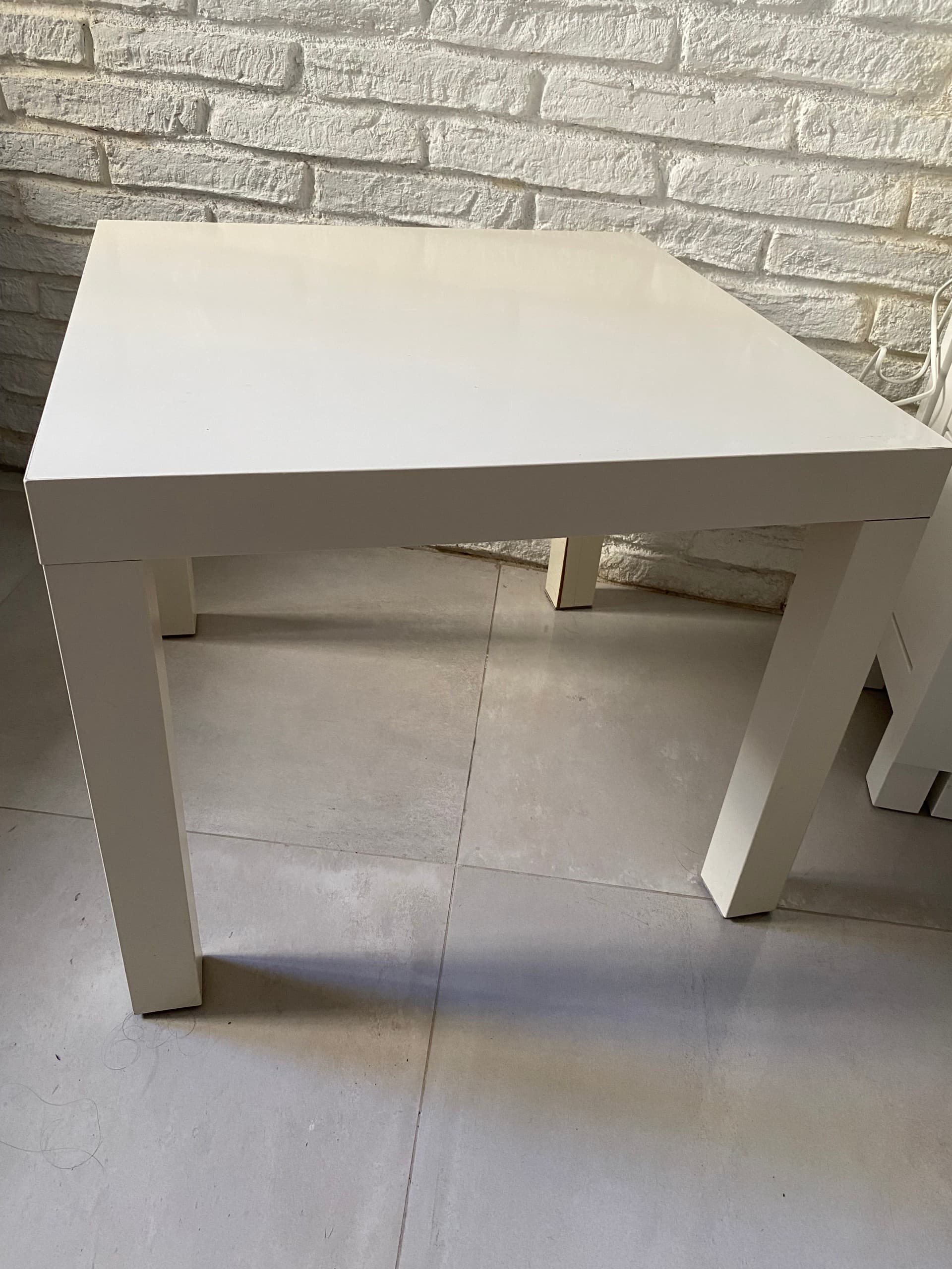 LACK taula auxiliar, blanc, 55x55 cm