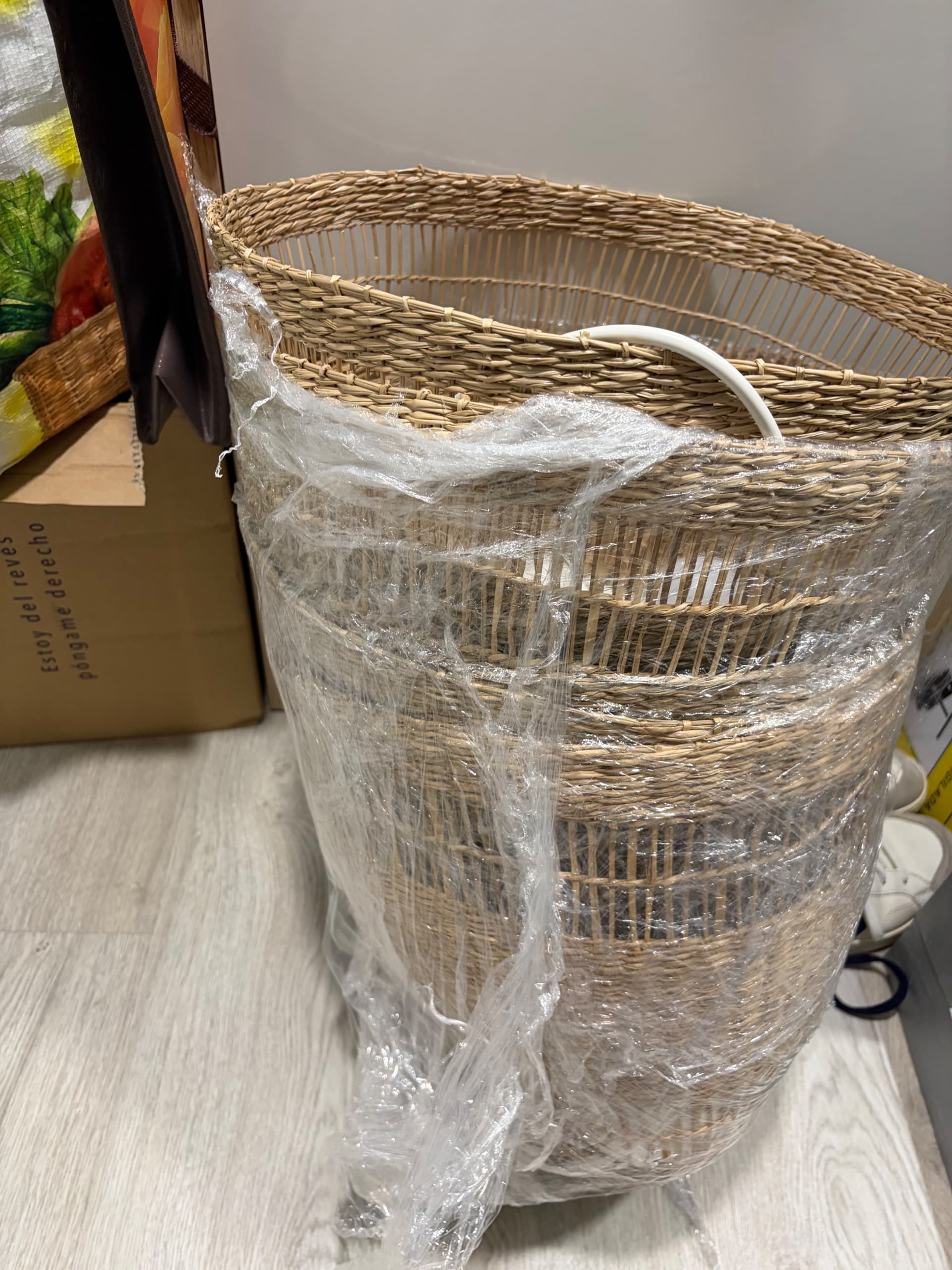 TORARED pantalla per llum de sostre, jonc/fet a mà, 36 cm