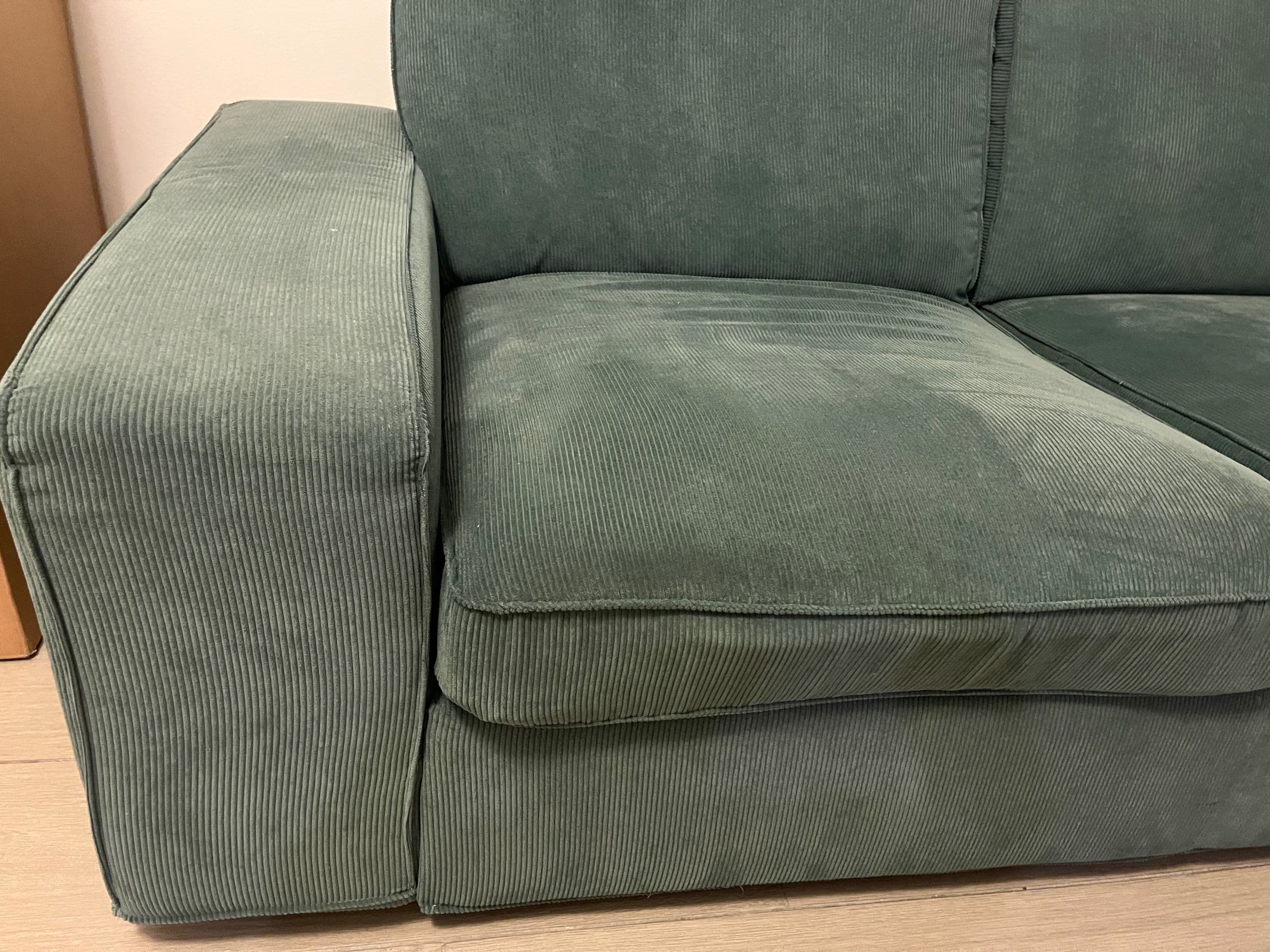 KIVIK izkinako 4 eserlekuko sofa, Kelinge gris turkesa
