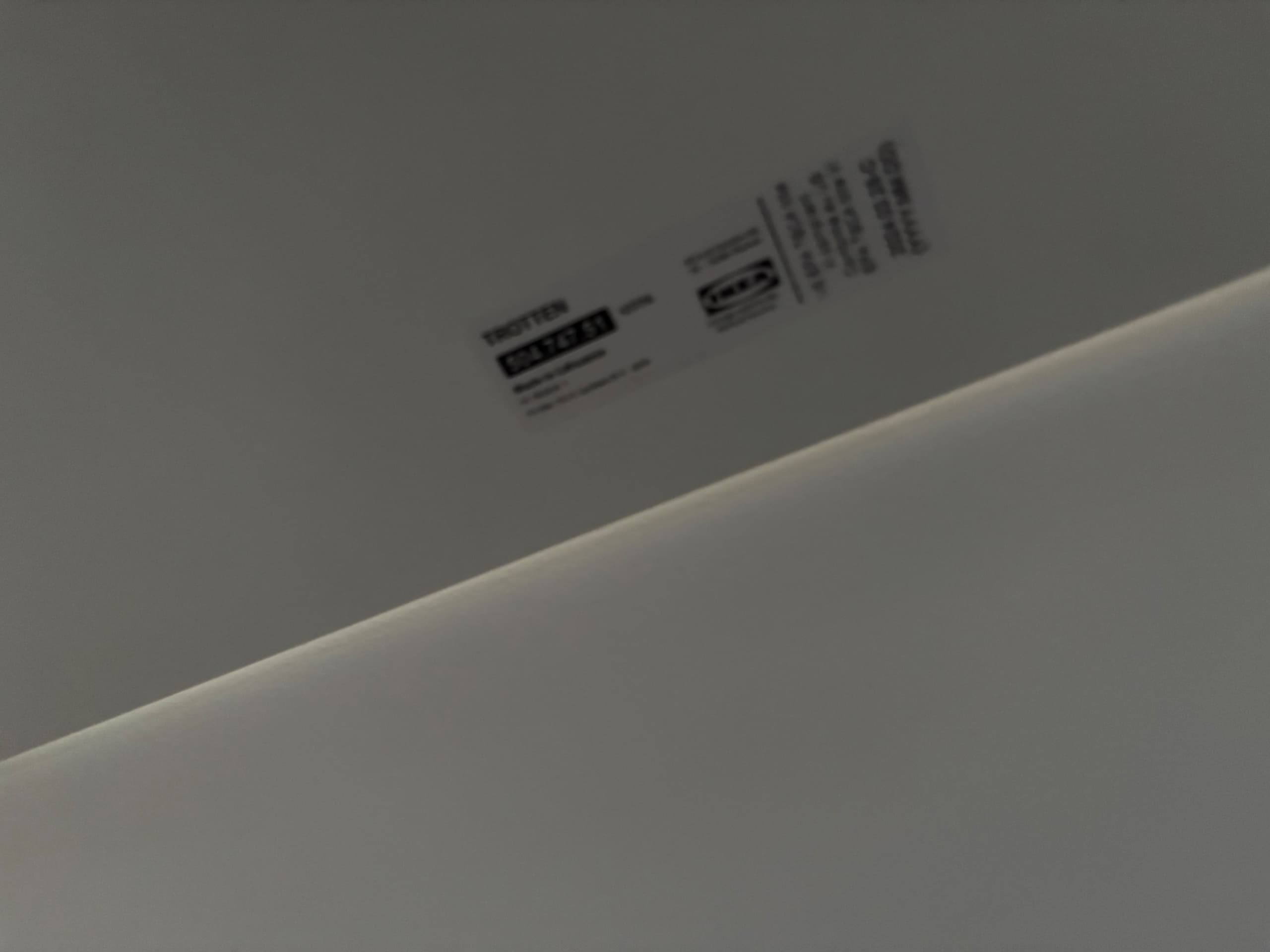 TROTTEN escriptori, blanc, 120x70 cm