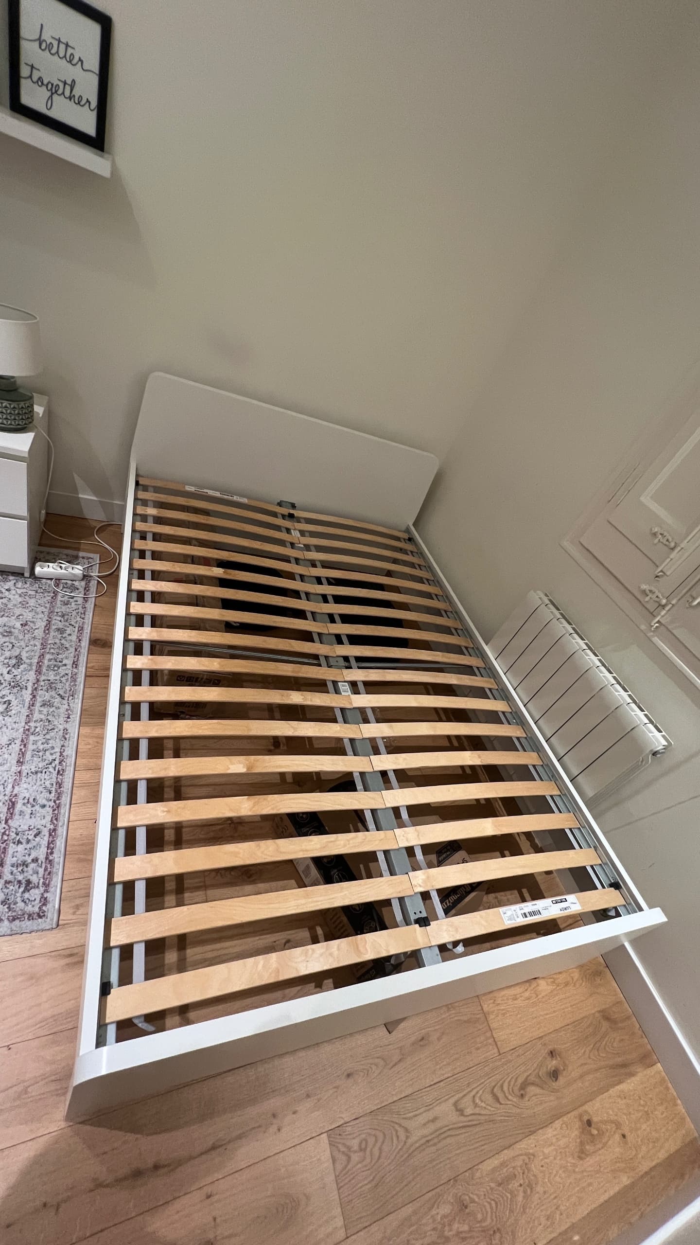 MALM estrutura de cama, branco, 180x200 cm