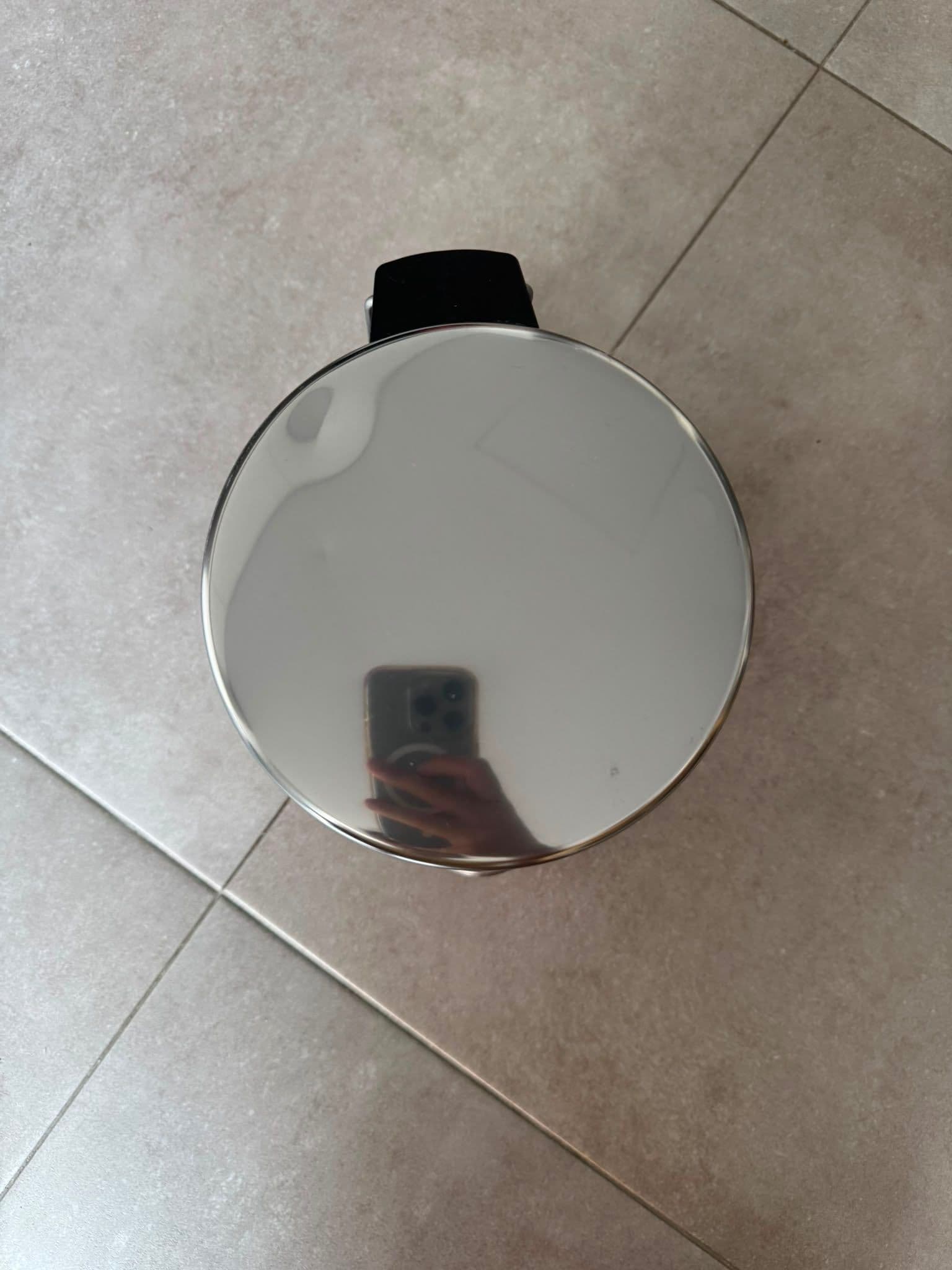 EKOLN caldeiro de lixo, beixe, 3 l