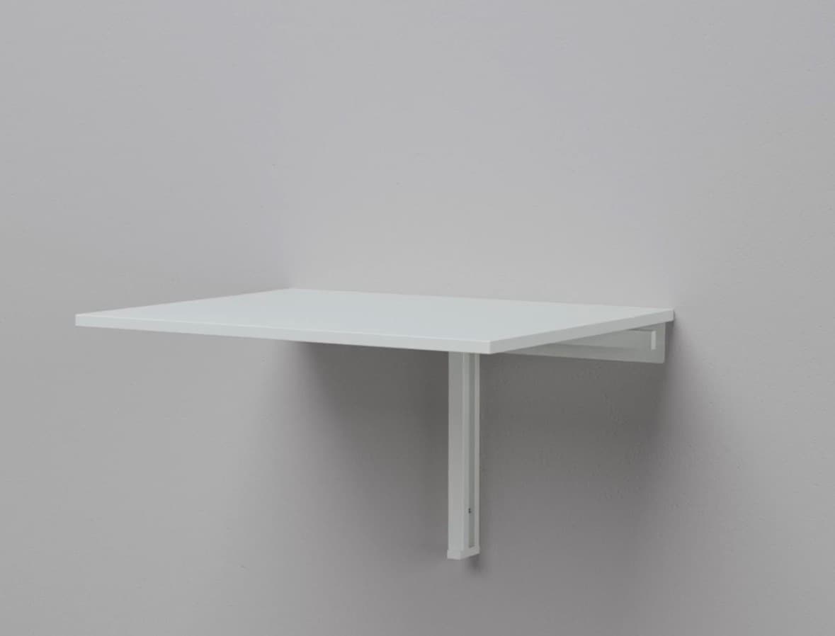 NORBERG mesa pregable de parede, branco, 74x60 cm