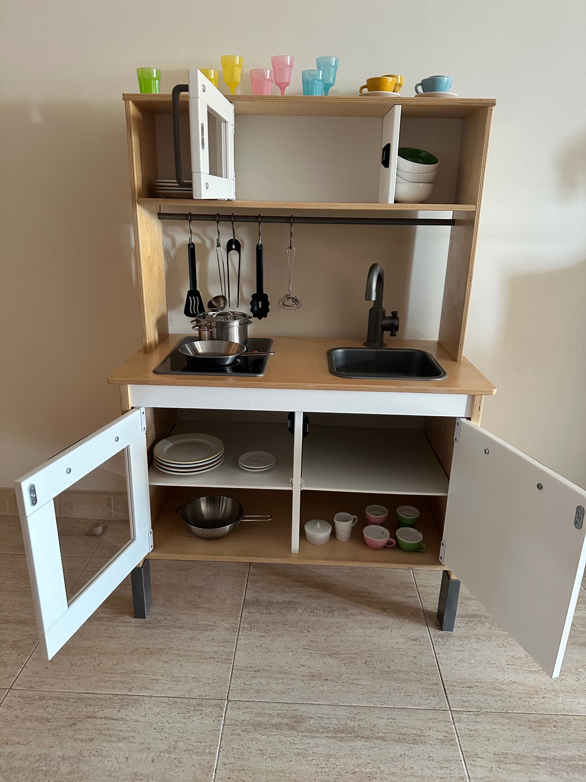 DUKTIG minicuina, bedoll, 72x40x109 cm