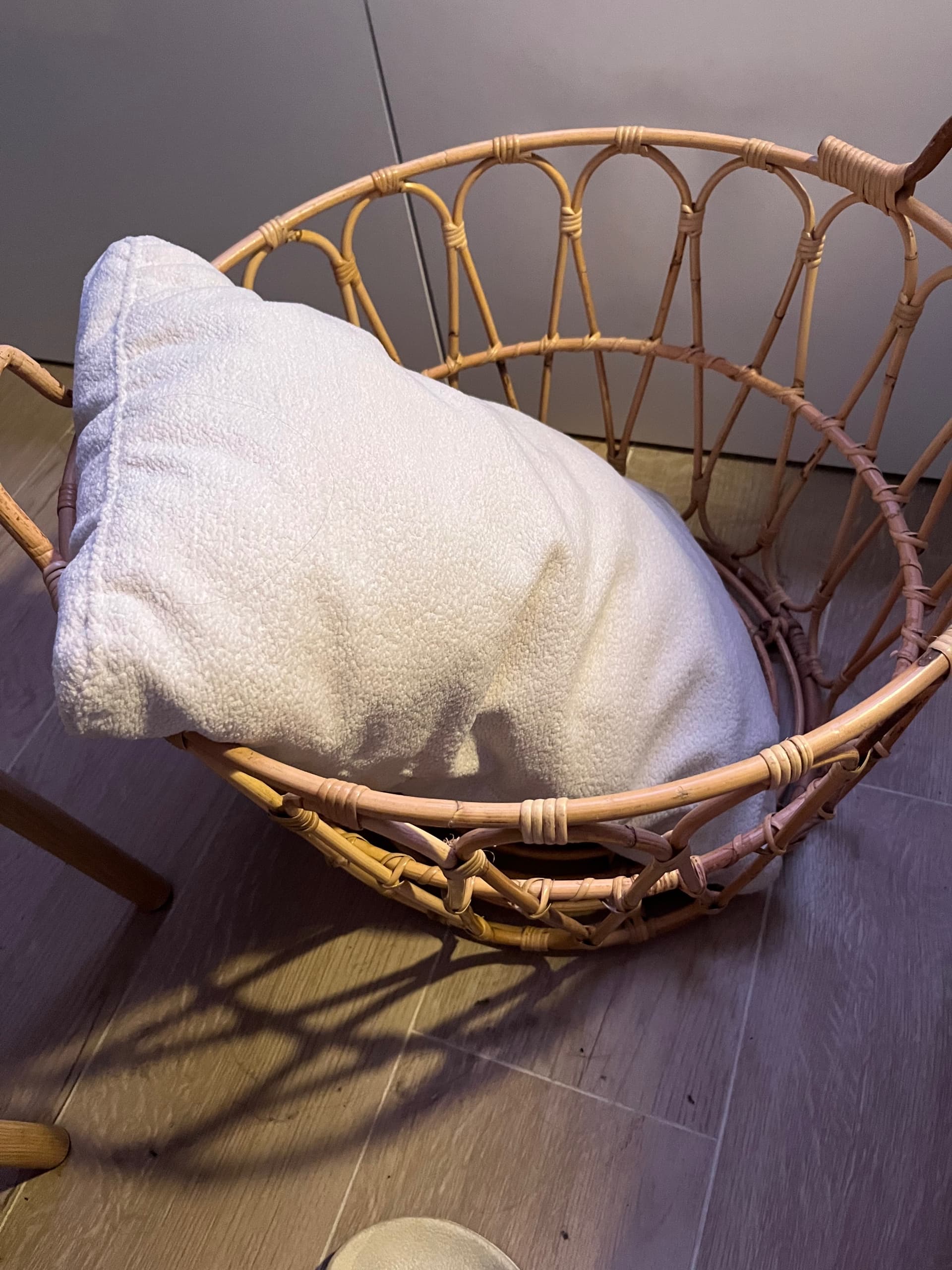 SNIDAD cesta, ratán, 54x39 cm