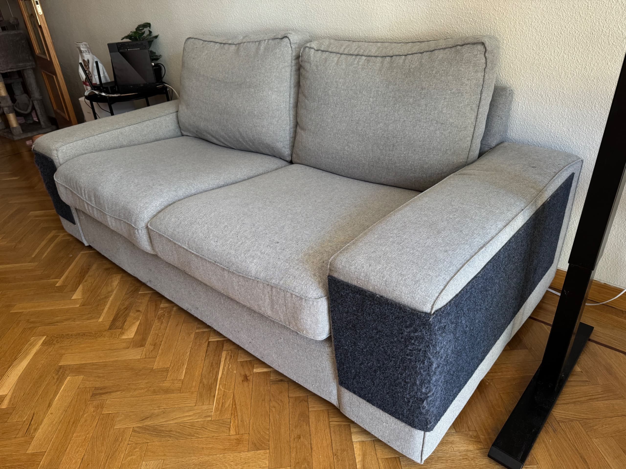 KIVIK 2-seat sofa, Tibbleby beige/grey