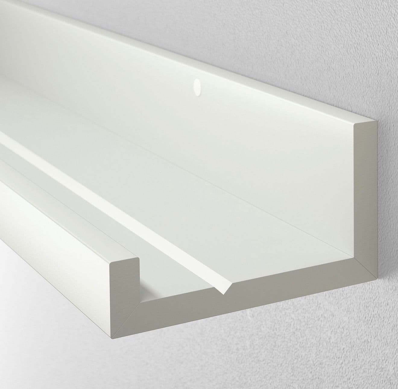 MOSSLANDA prestatge per quadres, blanc, 55 cm