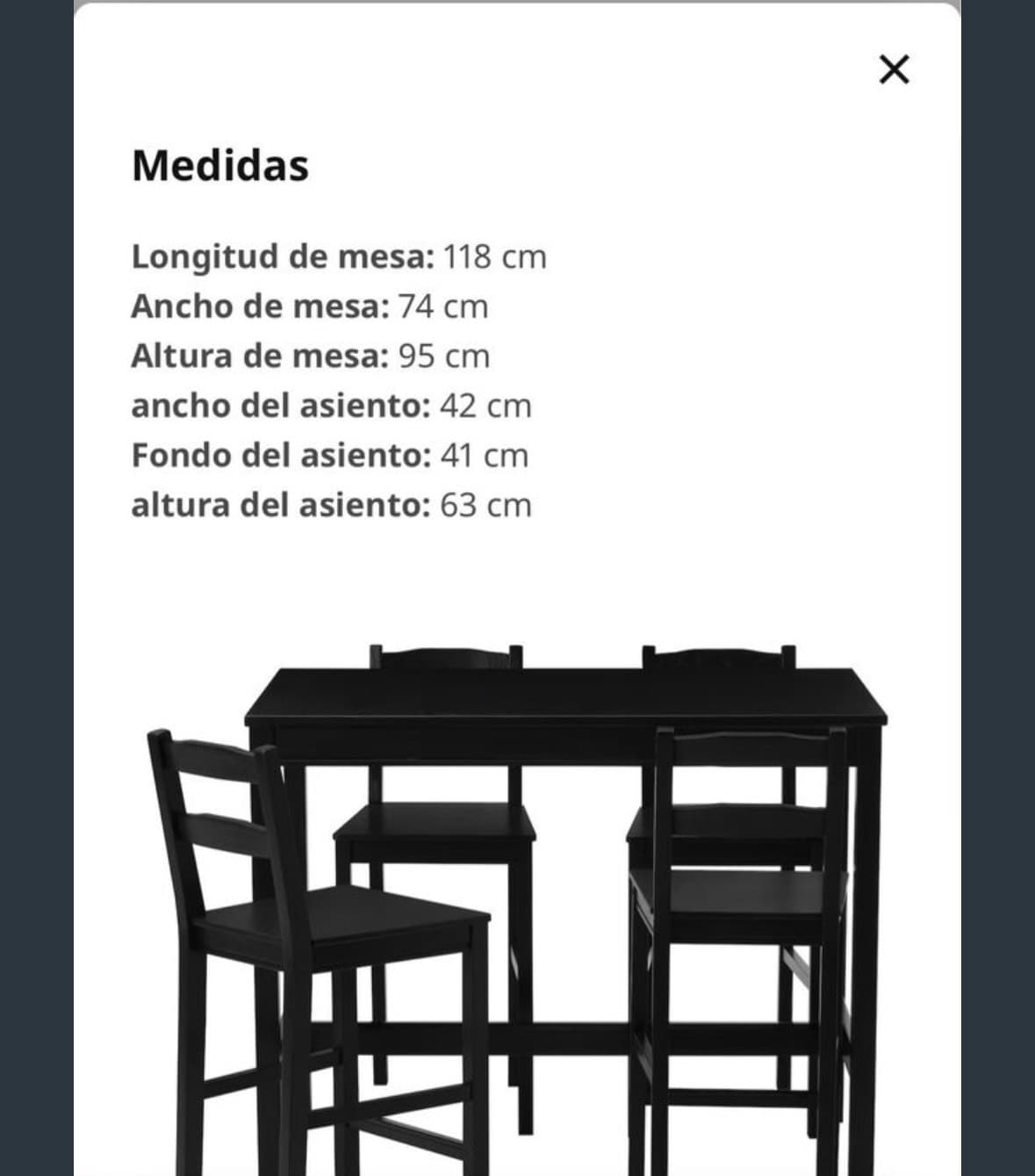 HÄGERNÄS barra y 4 taburetes, tint envj pino