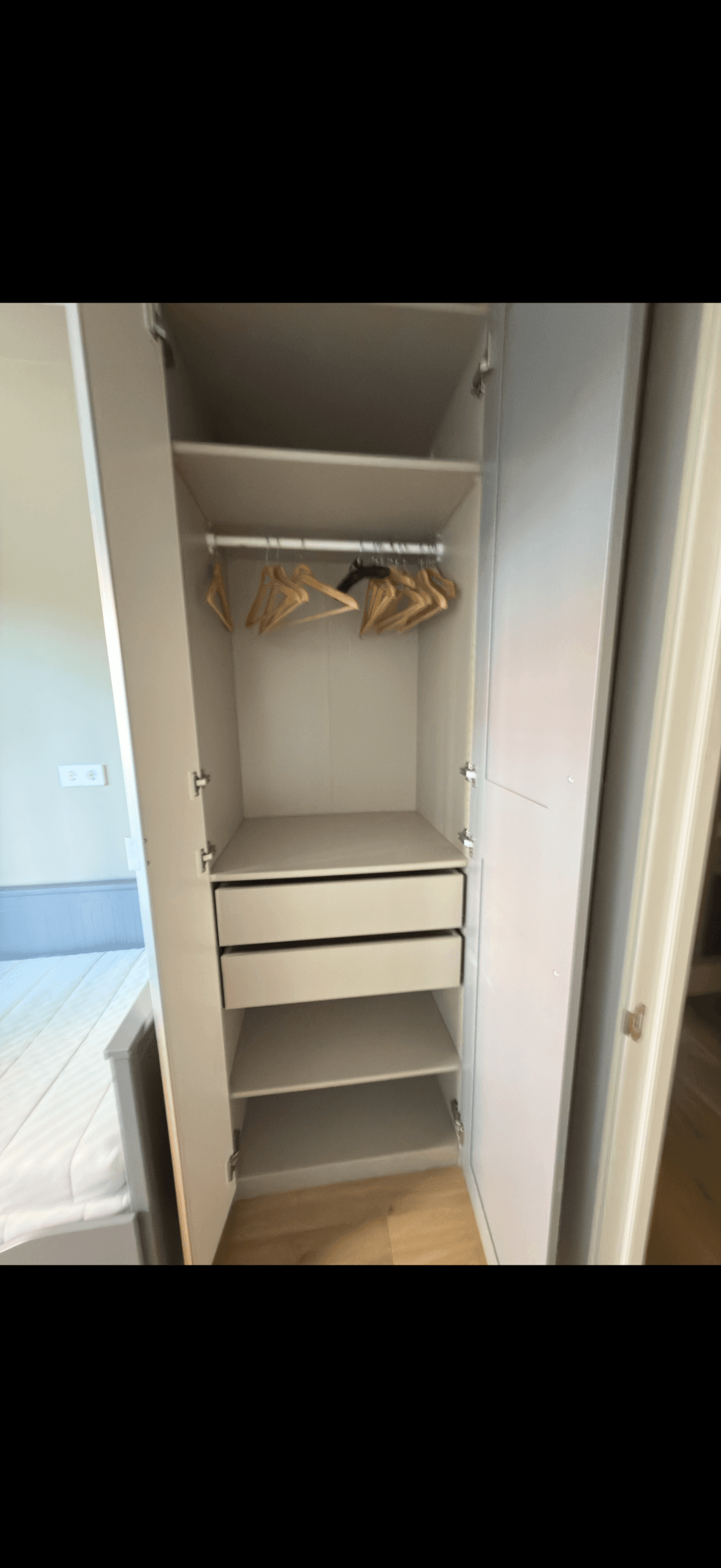 PAX / FORSAND combinació d'armari, blanc/blanc, 75x60x236 cm