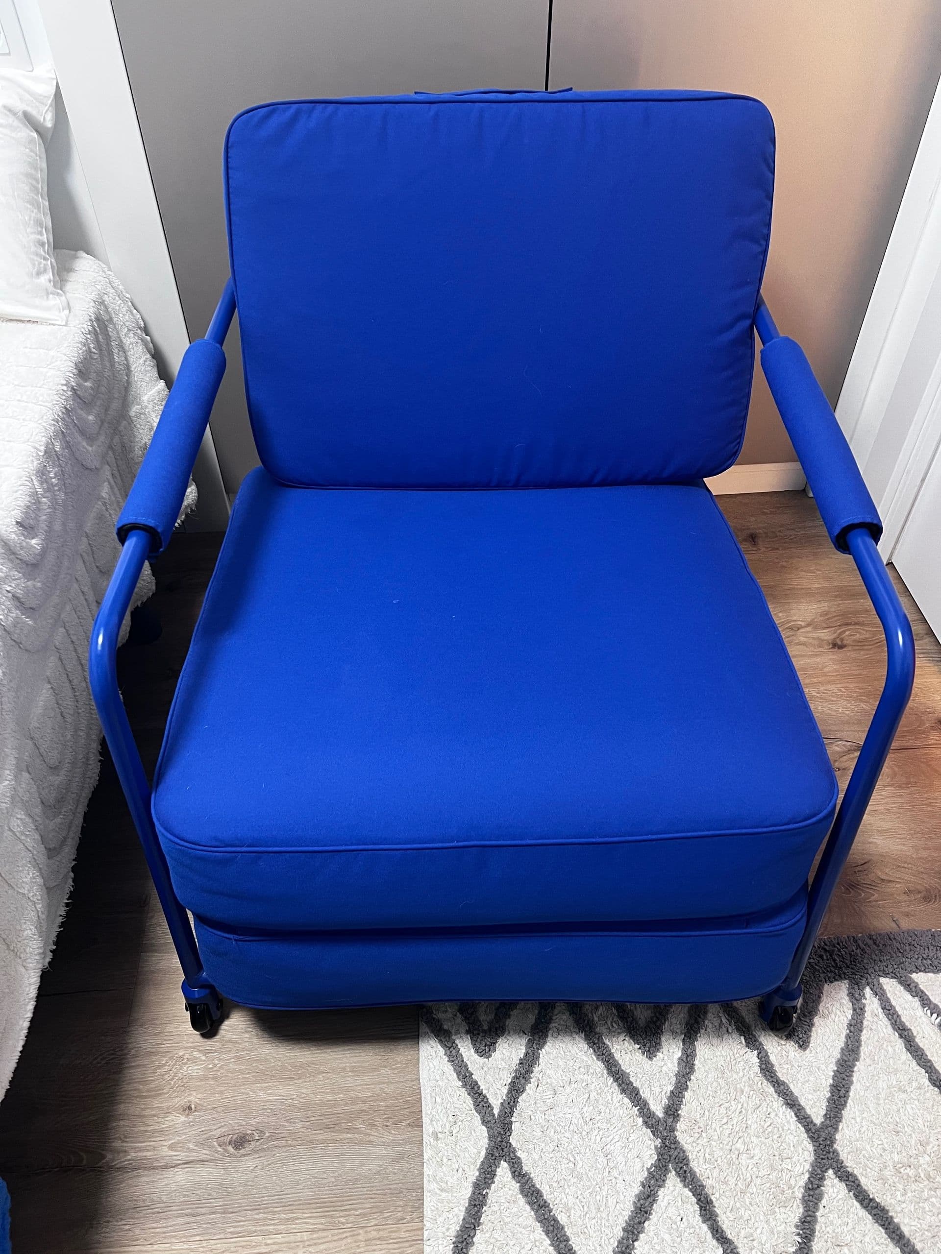 BRÄNNBOLL gandula de gaming, Knisa blau viu