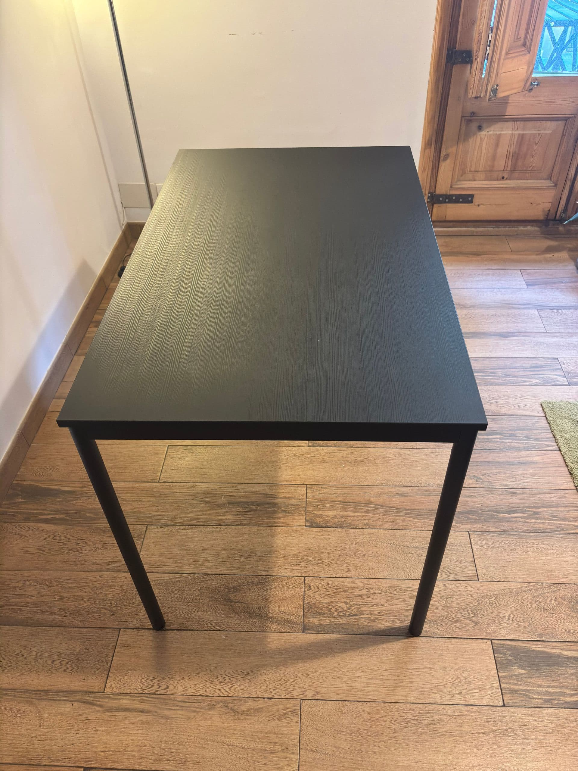 SANDSBERG taula, negre, 110x67 cm