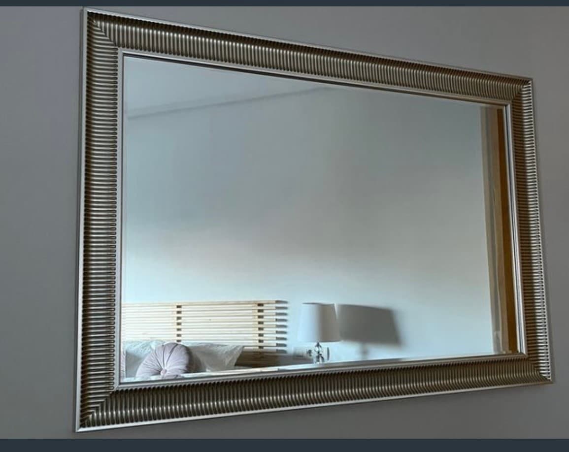 SONGE espello, gris prata, 91x130 cm