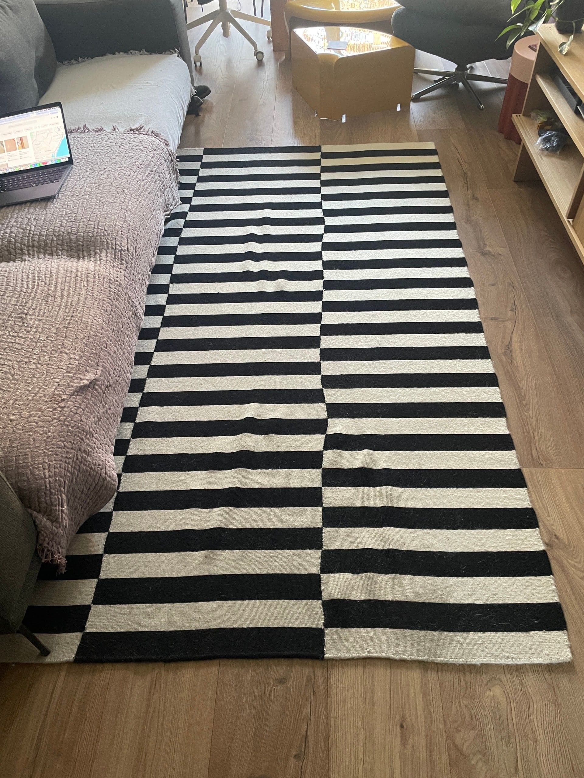 STOCKHOLM 2017 alfombra, á man/raias gris, 250x350 cm