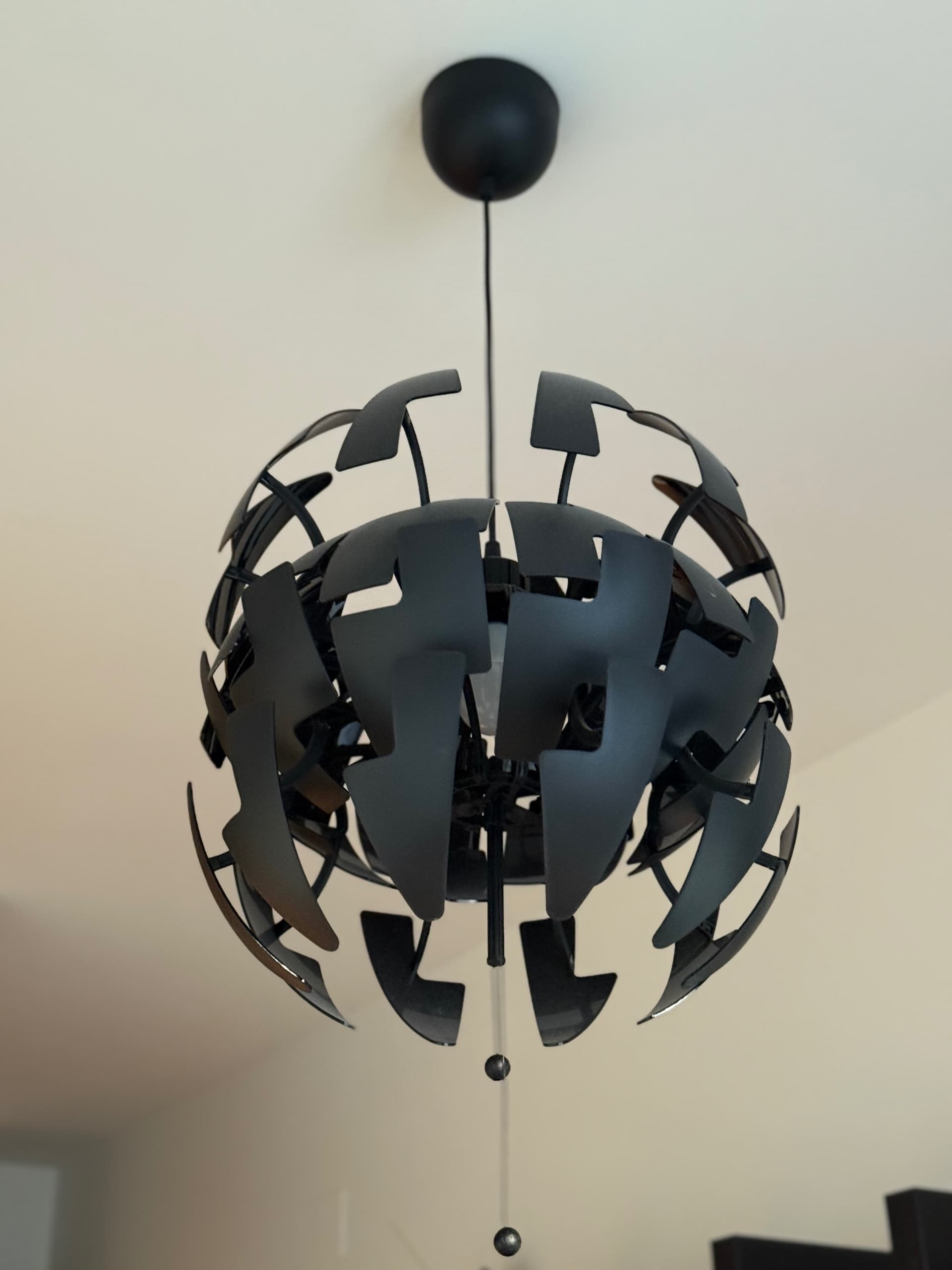 IKEA PS 2014 lámpada de teito, negro, 35 cm