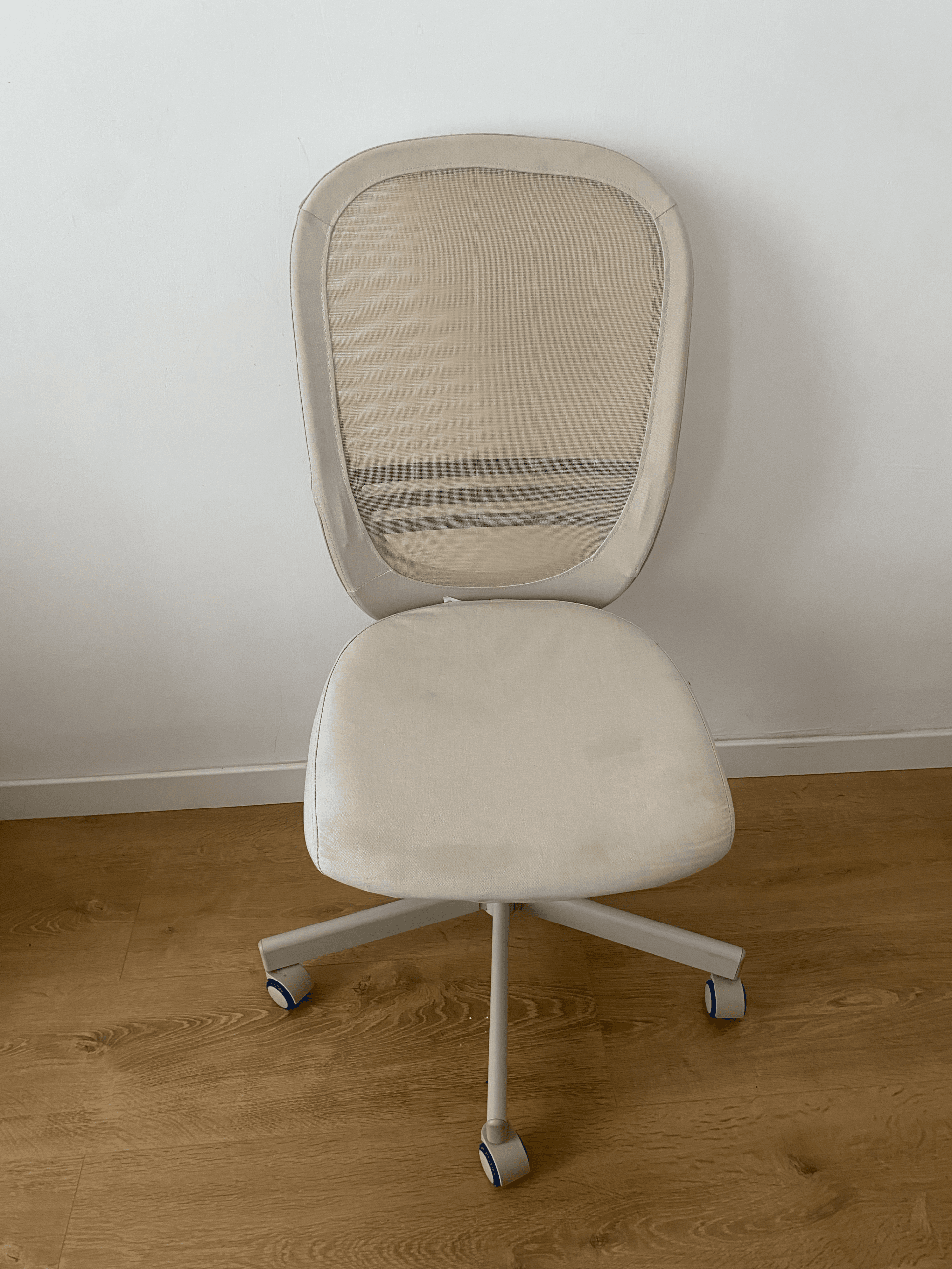 FLINTAN silla de trabajo, beige