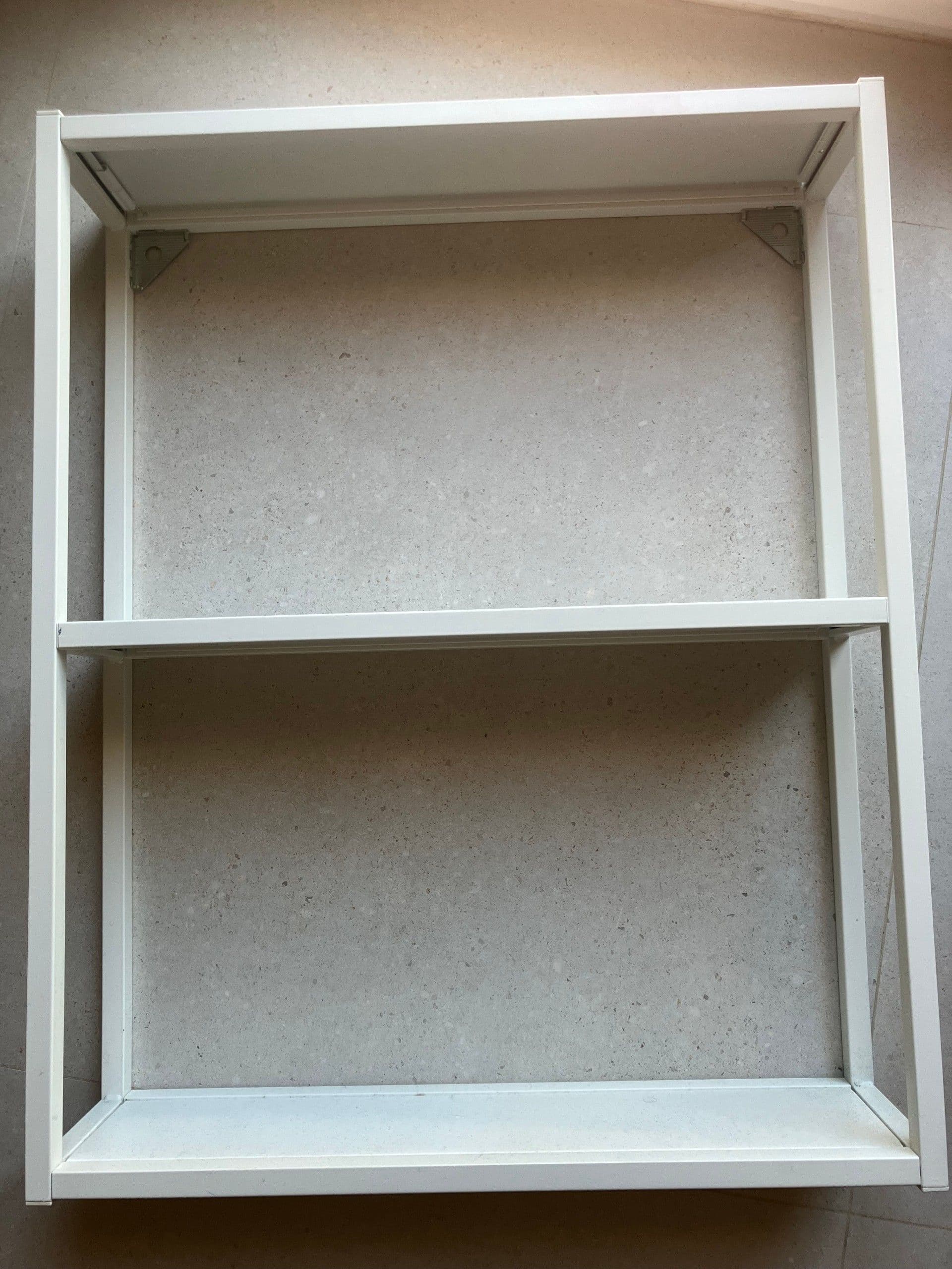 ENHET estructura armario pared con baldas, blanco, 60x15x75 cm
