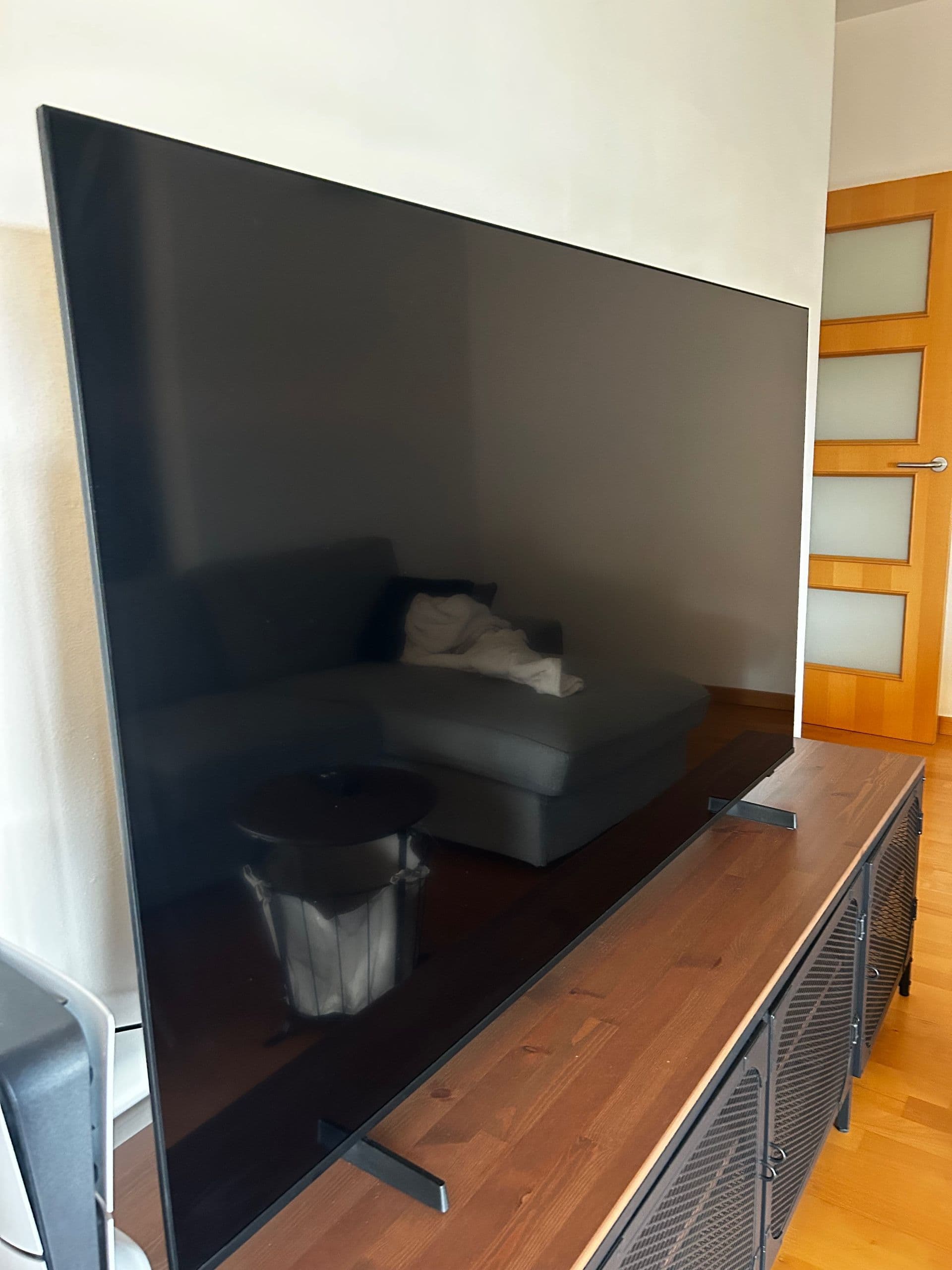 FJÄLLBO banc de TV, negre, 150x36x54 cm
