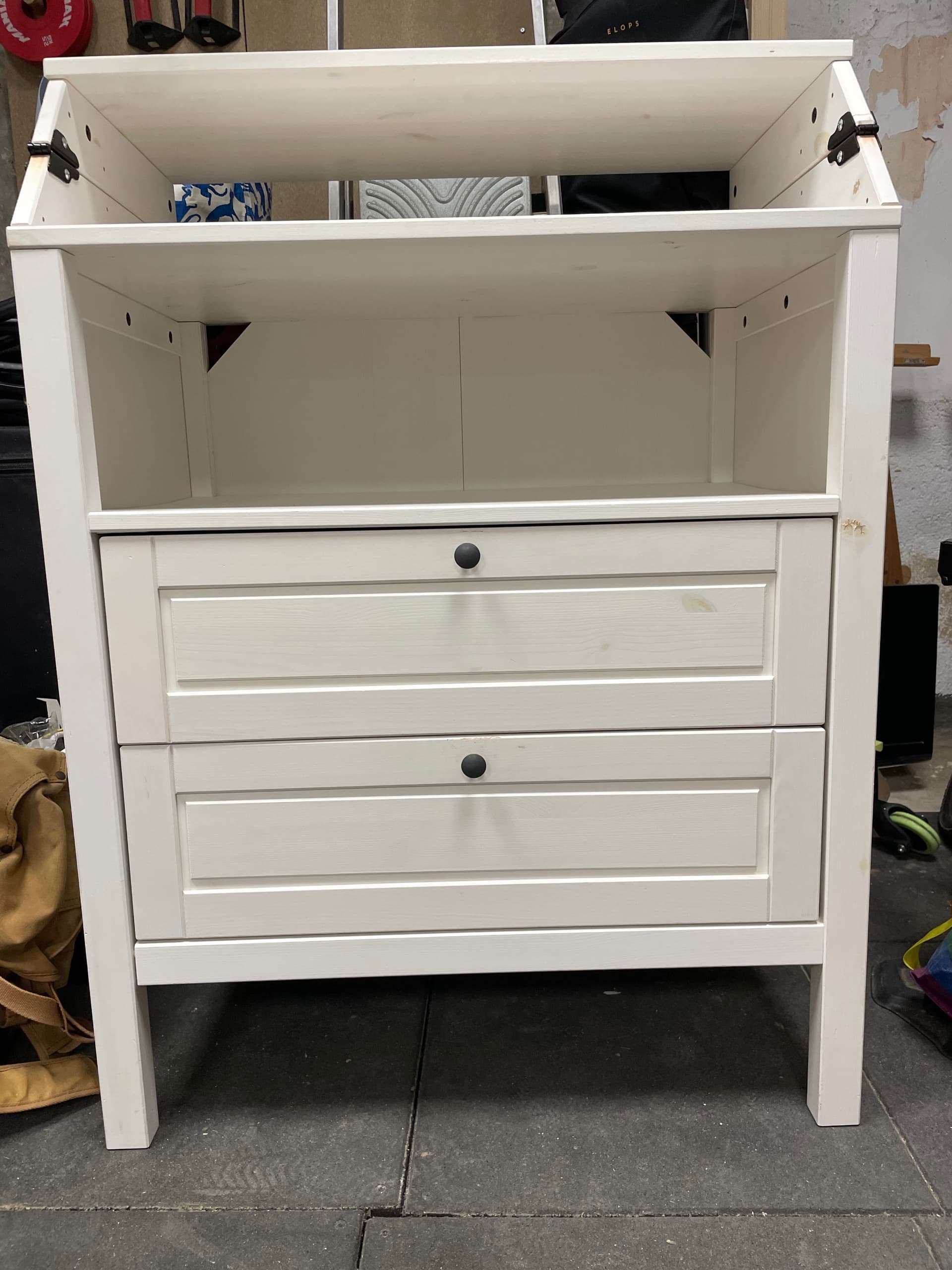 SUNDVIK cambiador/cómoda, branco