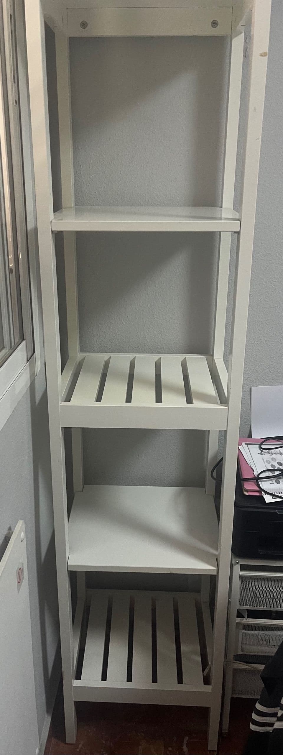 HEMNES prestatgeria, blanc, 42x172 cm