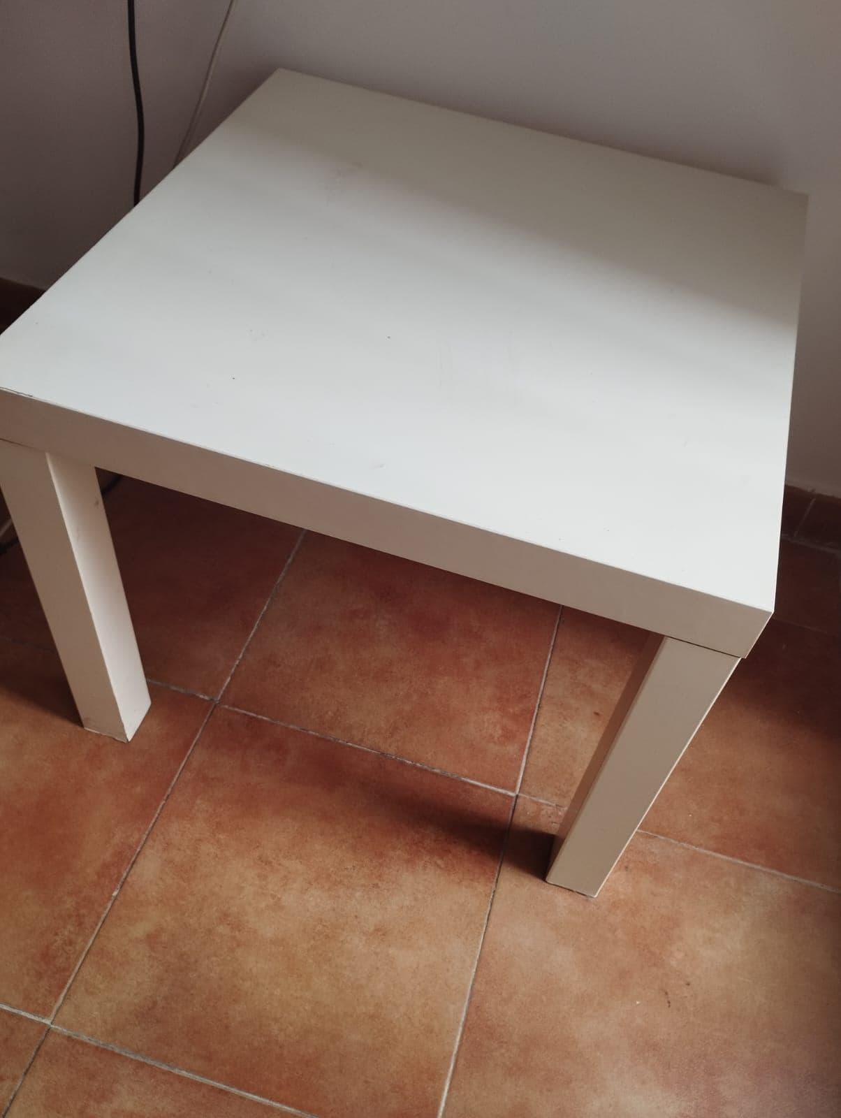 LACK taula auxiliar, blanc, 55x55 cm