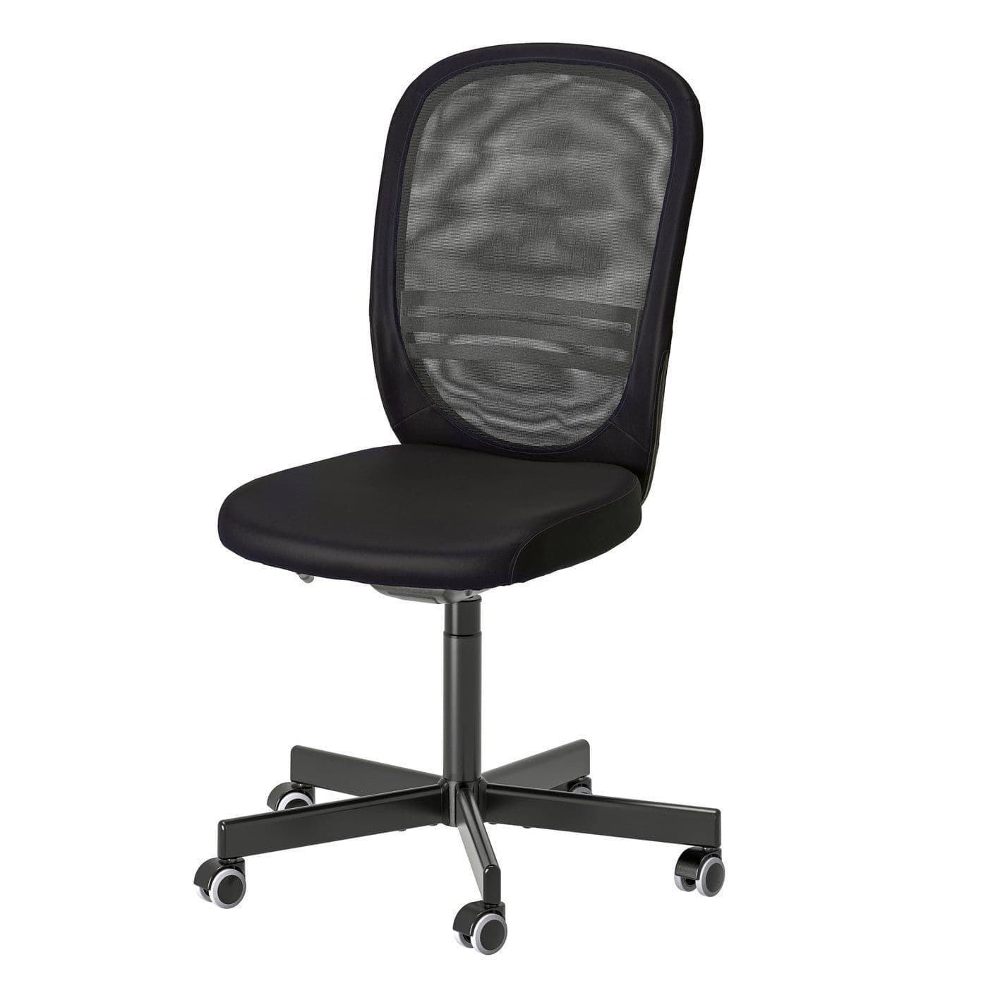 FLINTAN silla de trabajo, negro