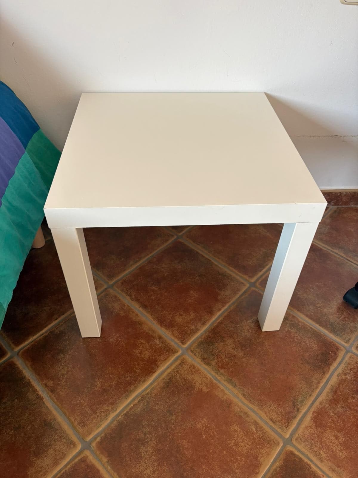 LACK taula auxiliar, blanc, 55x55 cm